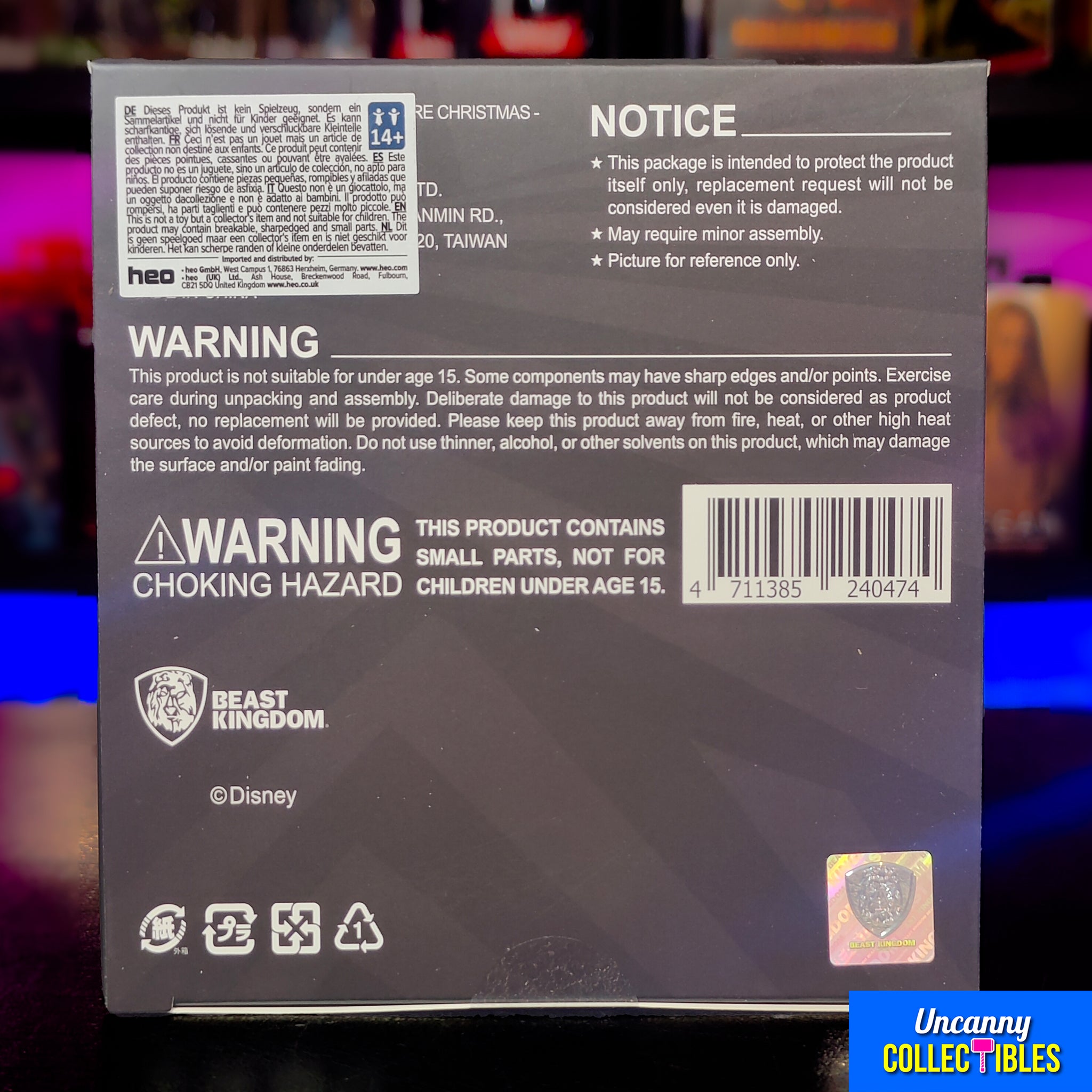 Nightmare Before Christmas Jack & Sally D-Stage PVC Diorama 15cm – Nightmare Before Christmas, Beast Kingdom, 15 cm, 2024, brand new collector item, Uncanny Collectibles Dublin Ireland