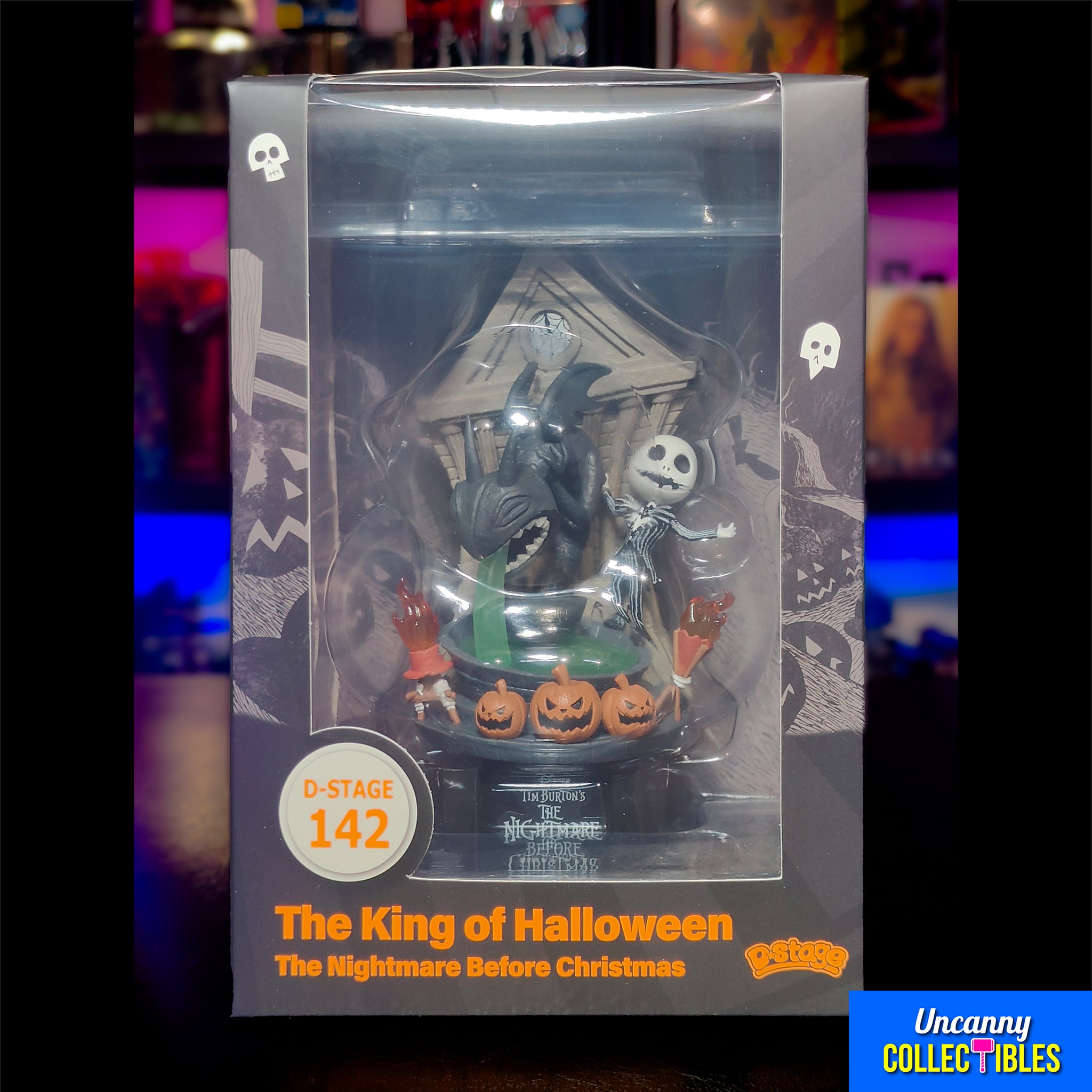 Nightmare before Christmas The King of Halloween D-Stage PVC Diorama 15cm – Nightmare Before Christmas, Beast Kingdom, 15 cm, 2024, brand new collector item, Uncanny Collectibles Dublin Ireland