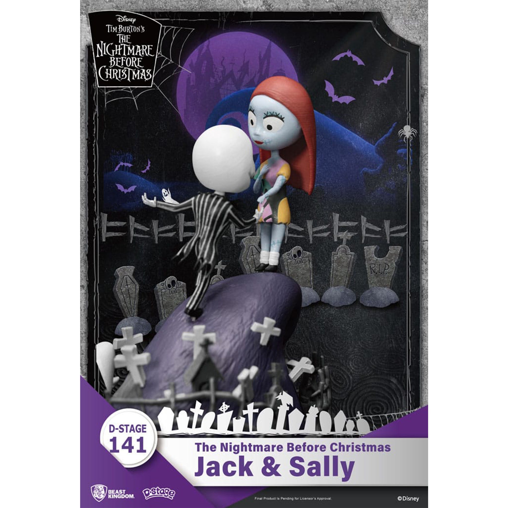 Nightmare Before Christmas Jack & Sally D-Stage PVC Diorama 15cm
