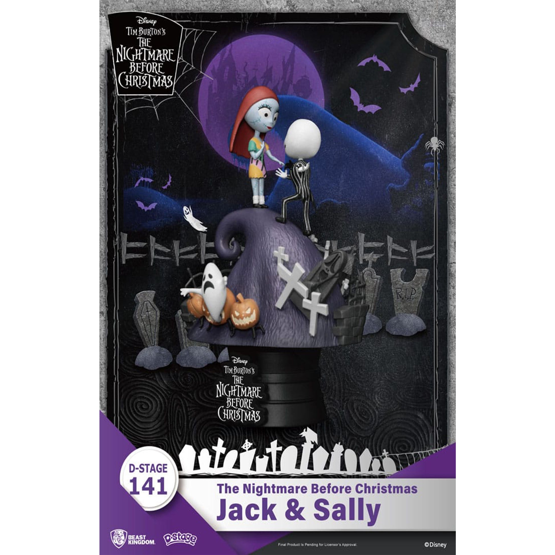 Nightmare Before Christmas Jack & Sally D-Stage PVC Diorama 15cm