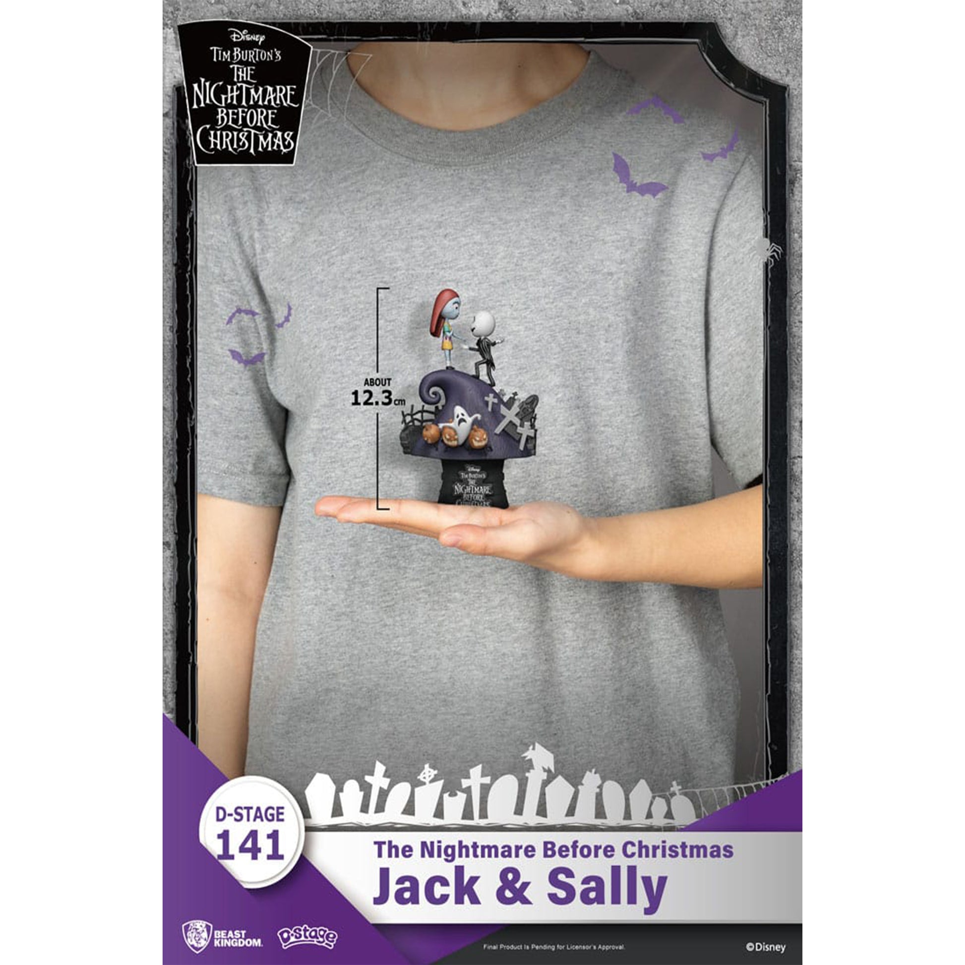 Nightmare Before Christmas Jack & Sally D-Stage PVC Diorama 15cm