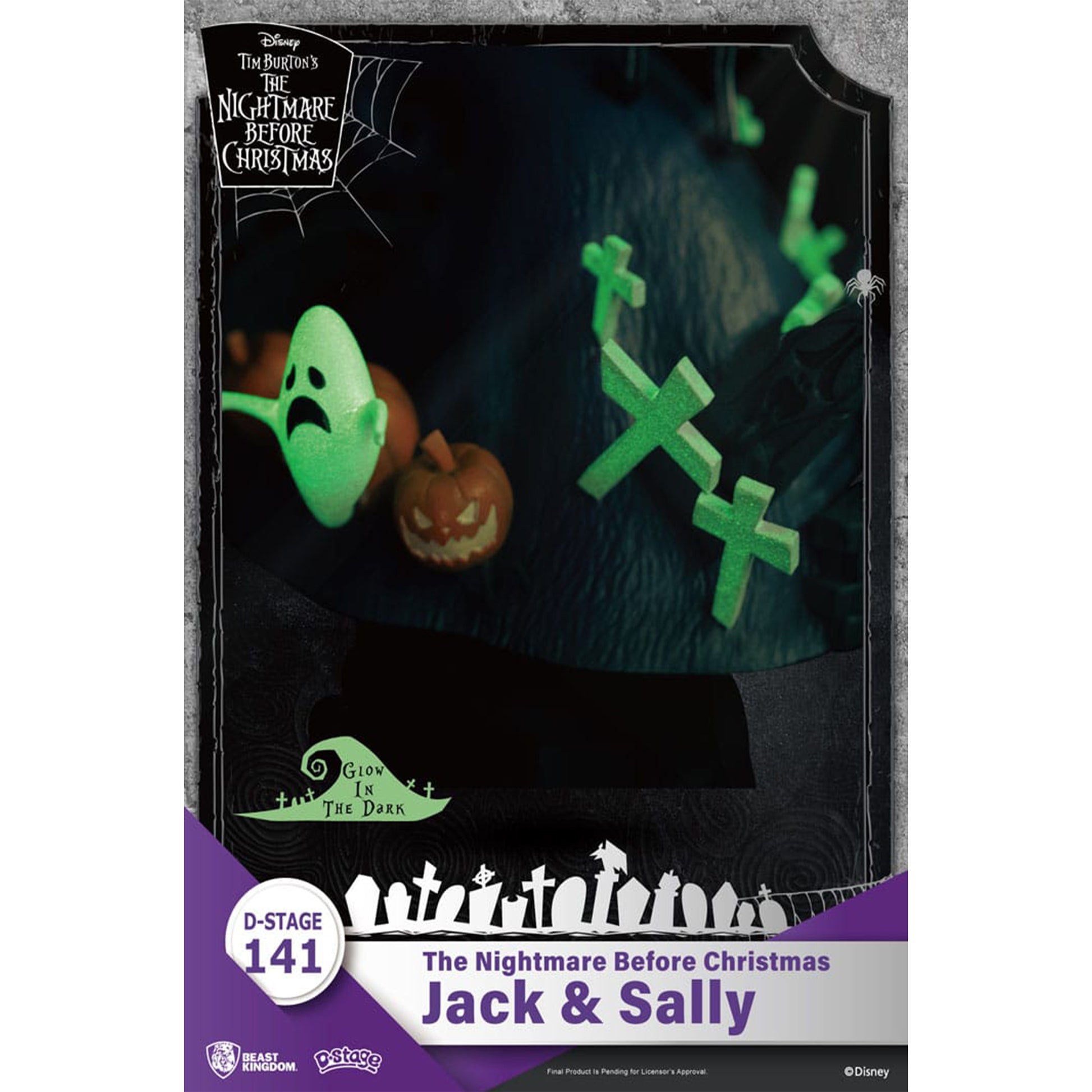 Nightmare Before Christmas Jack & Sally D-Stage PVC Diorama 15cm