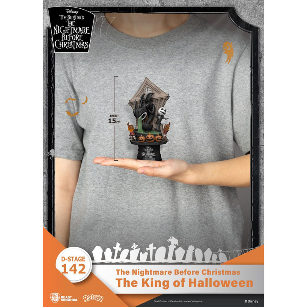Nightmare before Christmas The King of Halloween D-Stage PVC Diorama 15cm – Nightmare Before Christmas, Beast Kingdom, 15 cm, 2024, brand new collector item, Uncanny Collectibles Dublin Ireland