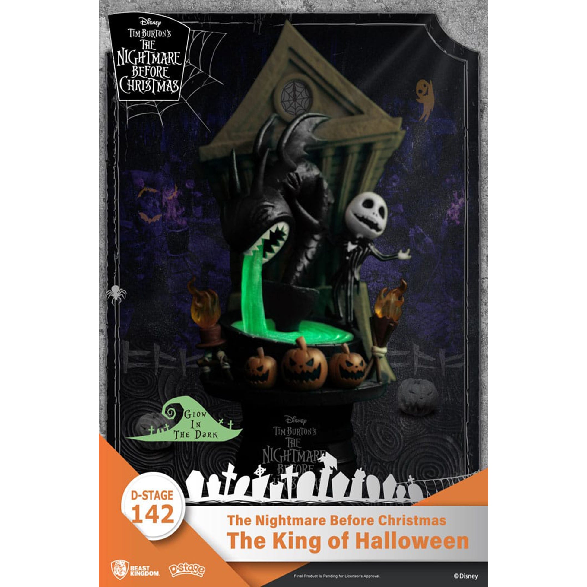 Nightmare before Christmas The King of Halloween D-Stage PVC Diorama 15cm