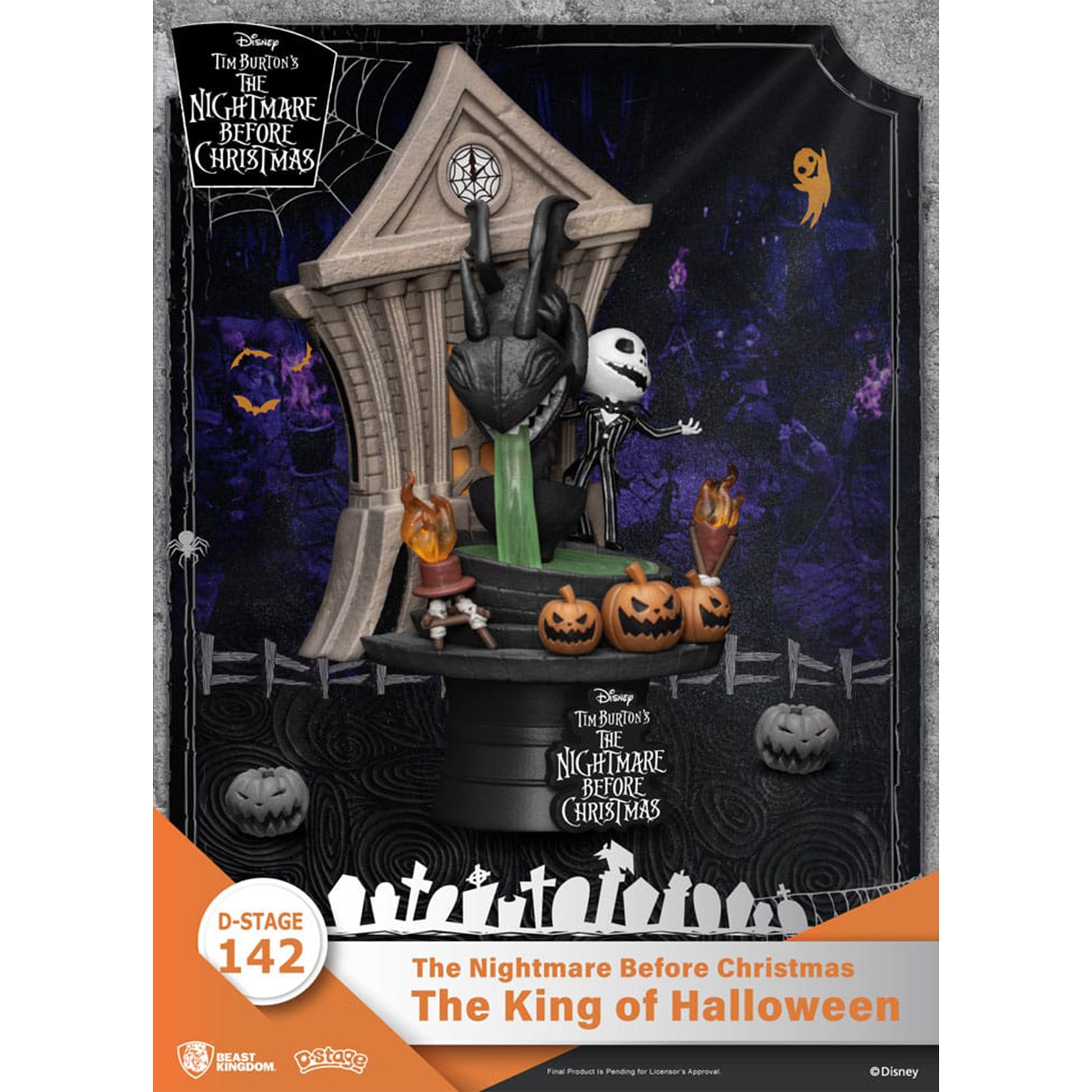Nightmare before Christmas The King of Halloween D-Stage PVC Diorama 15cm