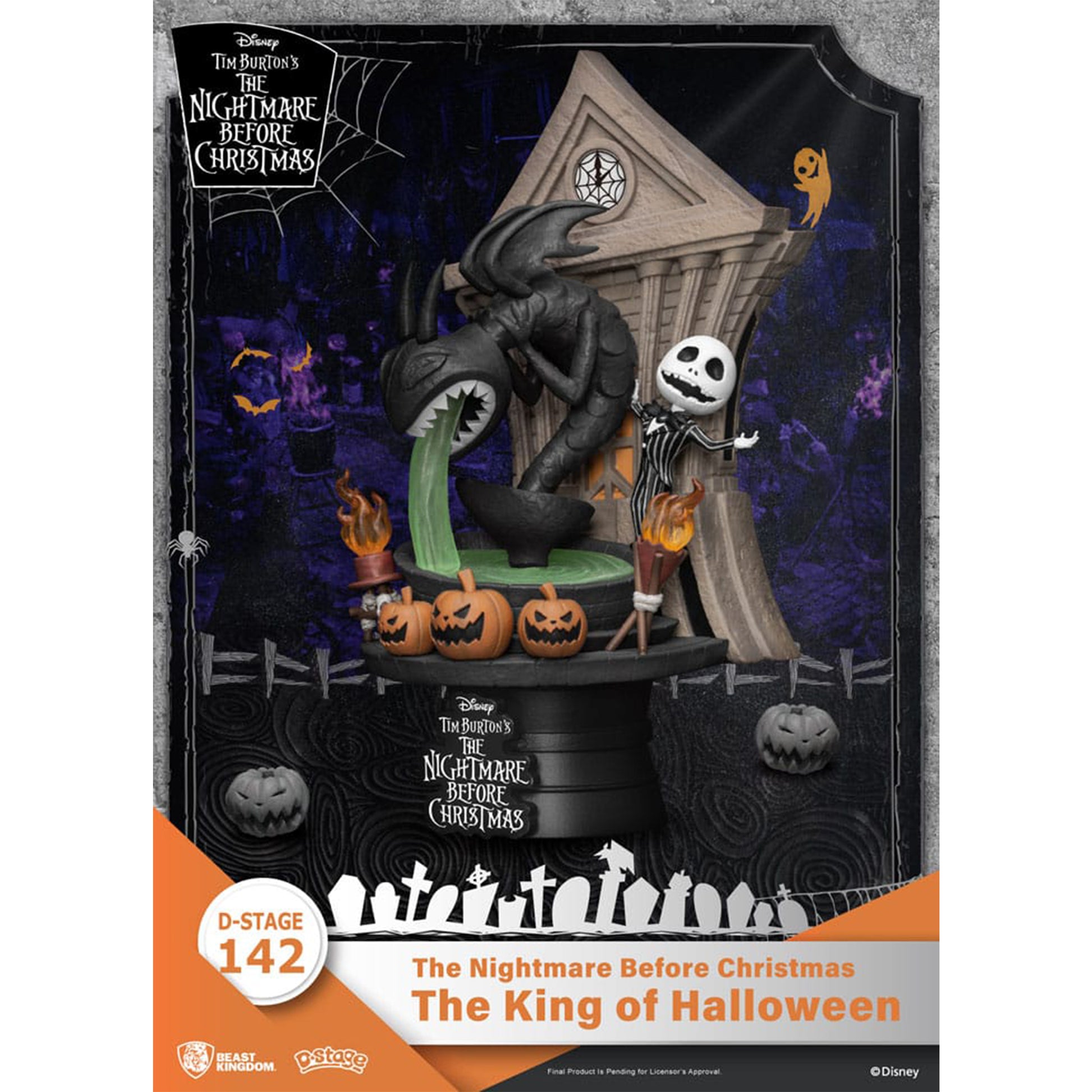 Nightmare before Christmas The King of Halloween D-Stage PVC Diorama 15cm