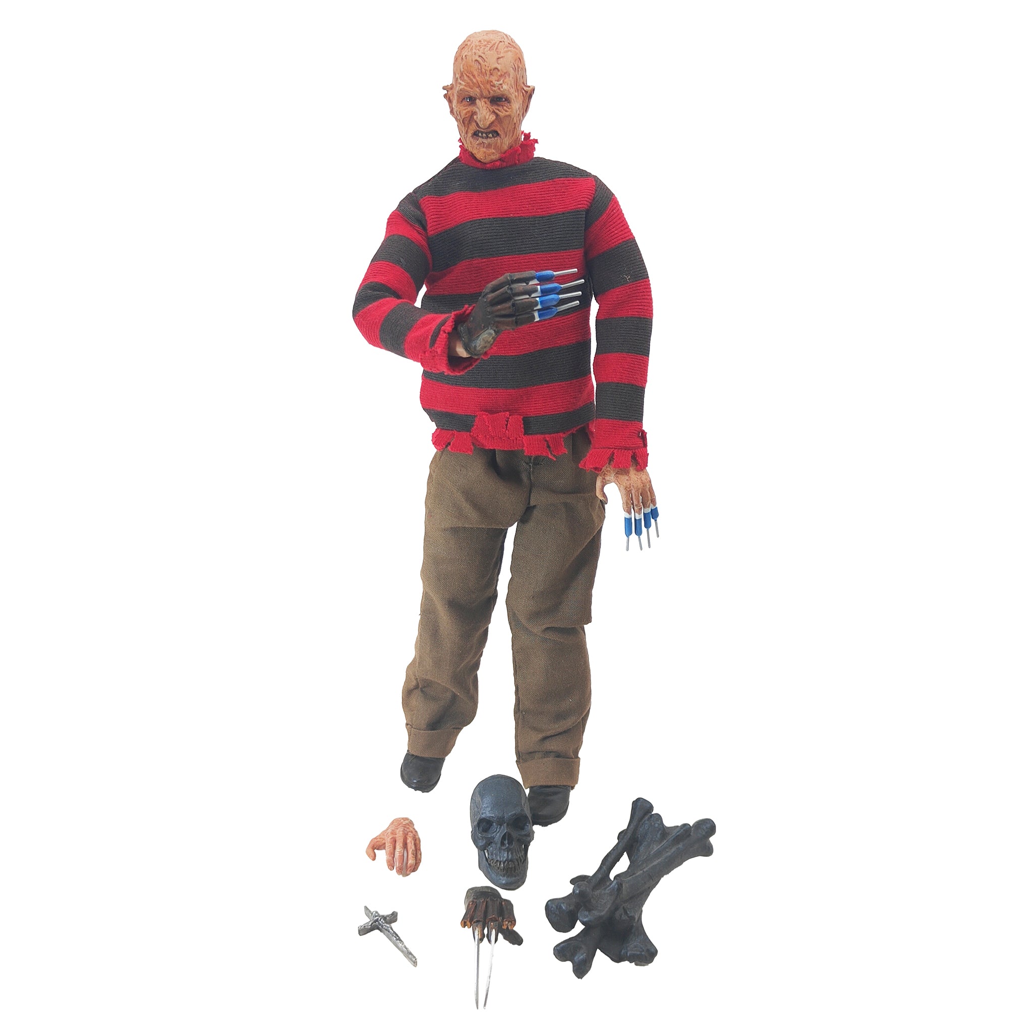 Nightmare on Elm Street 3 Dream Warriors Freddy Krueger Sideshow Action Figure 2000 30cm – Nightmare on Elm Street, Sideshow Collectibles, 30 cm, 2000, pre-owned collector piece, Uncanny Collectibles Dublin Ireland