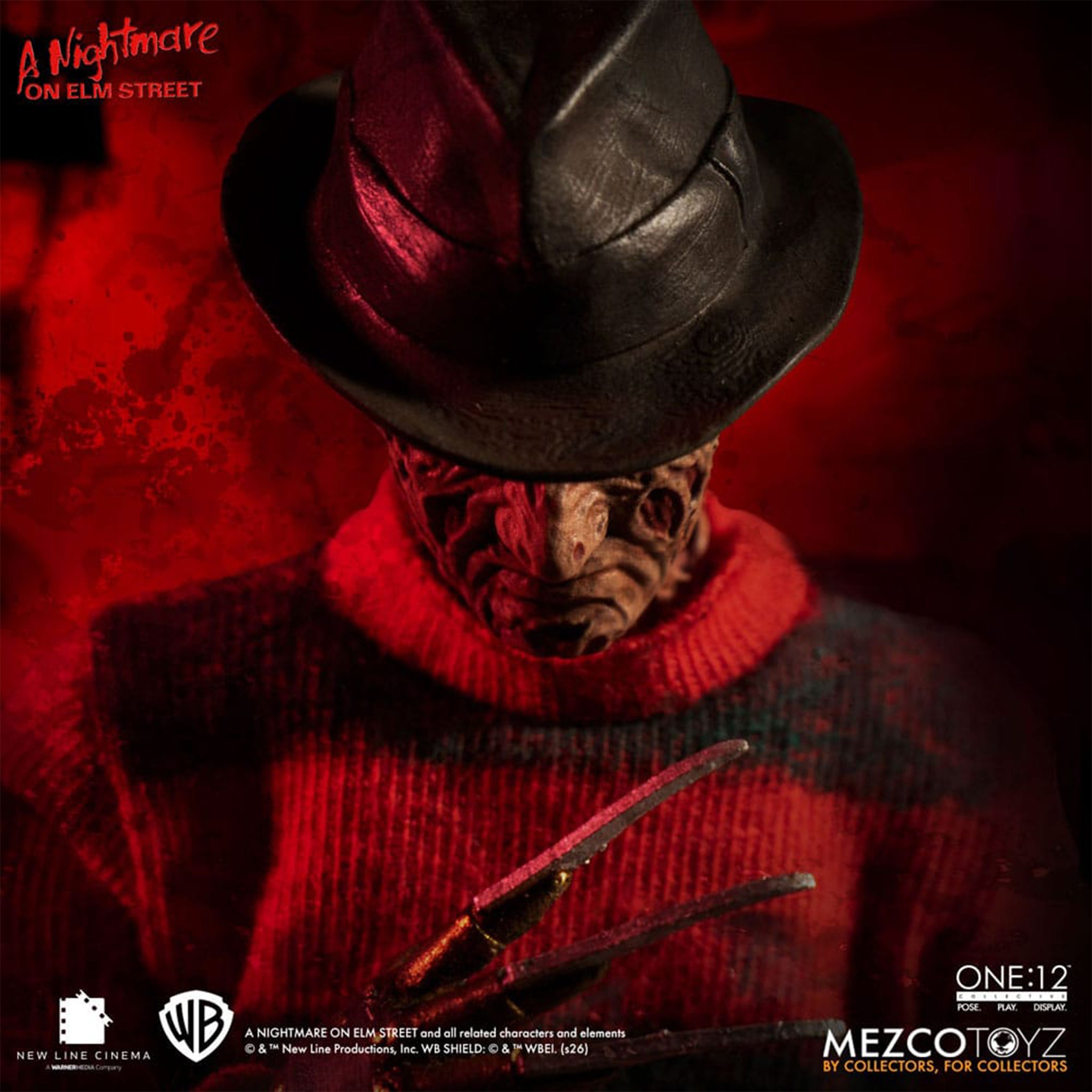 Nightmare on Elm Street Freddy Krueger Mezco Toyz One:12 Collective Action Figure – Nightmare on Elm Street, Mezco Toyz, 17 cm, brand new collector item, Uncanny Collectibles Dublin Ireland
