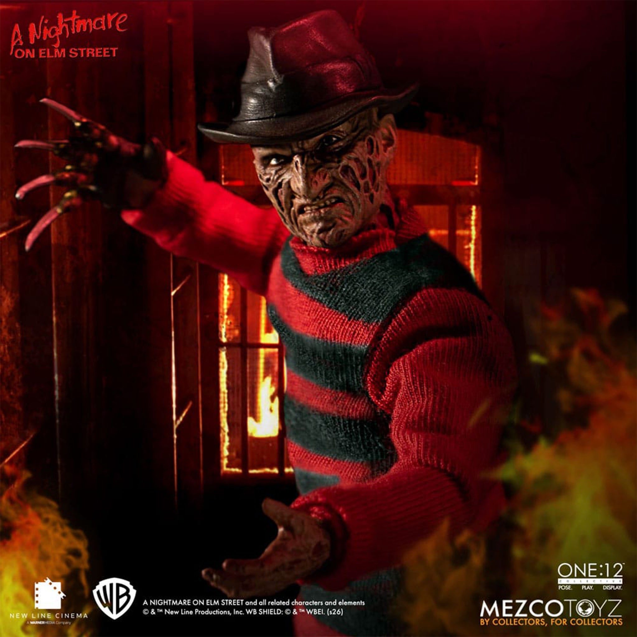 Nightmare on Elm Street Freddy Krueger Mezco Toyz One:12 Collective Action Figure