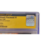 Nightmare on Elm Street Paranoid 1 Robert Englund Signed CGC 8.5 Red Foil Edition