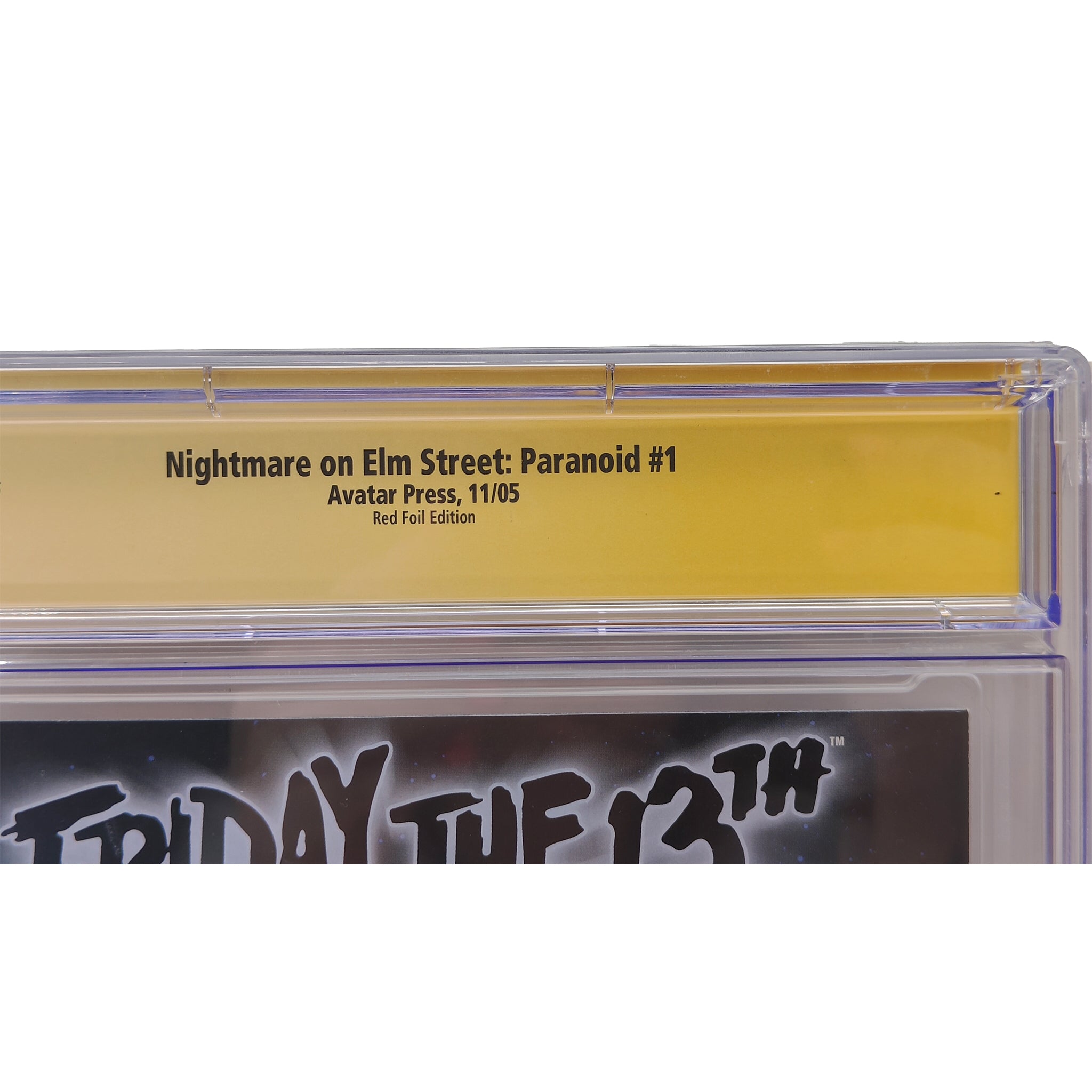 Nightmare on Elm Street Paranoid 1 Robert Englund Signed CGC 8.5 Red Foil Edition