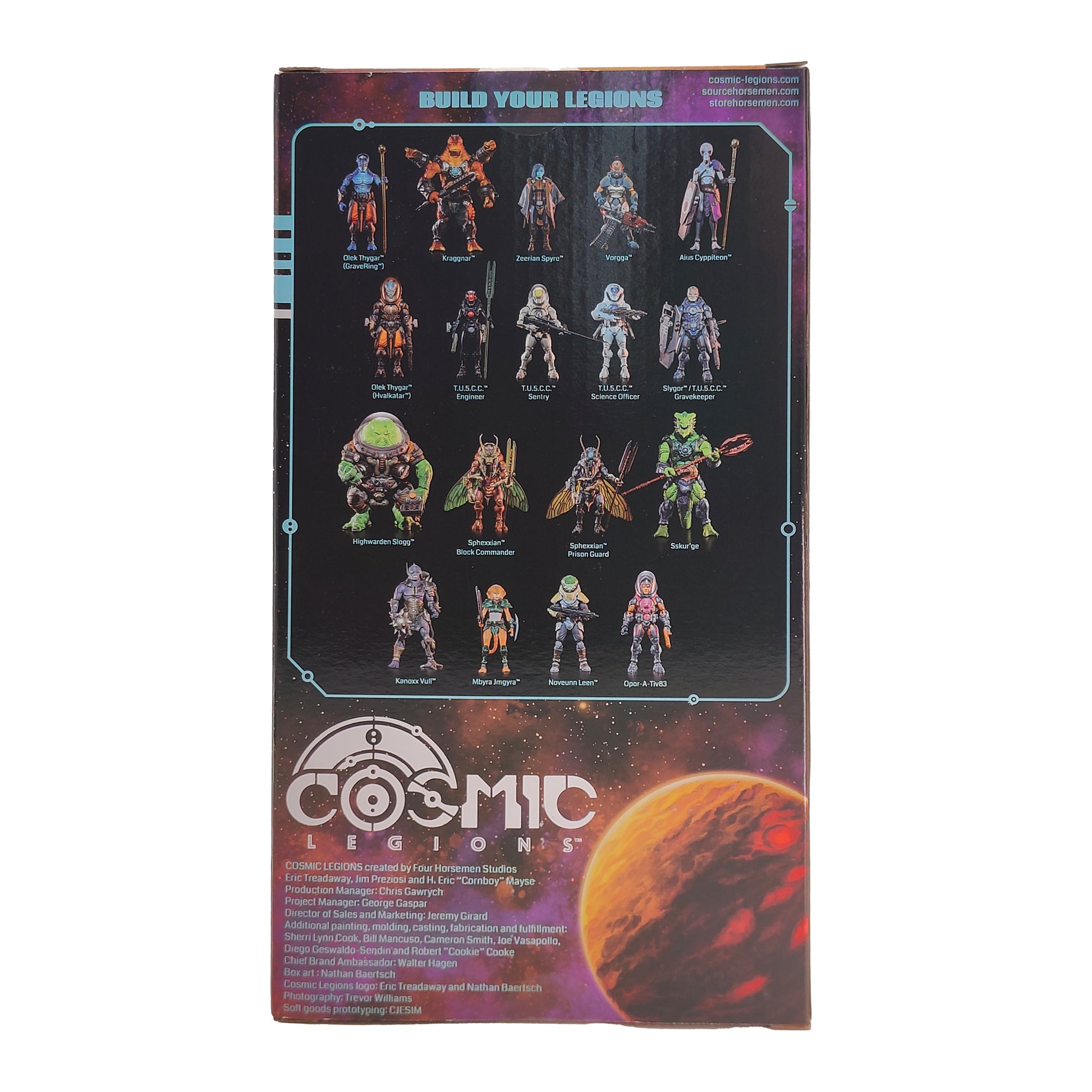 Noveunn Leen Four Horsemen Studios Cosmic Legions Hvalkatar Book Two Gravenight Action Figure 2023 15cm