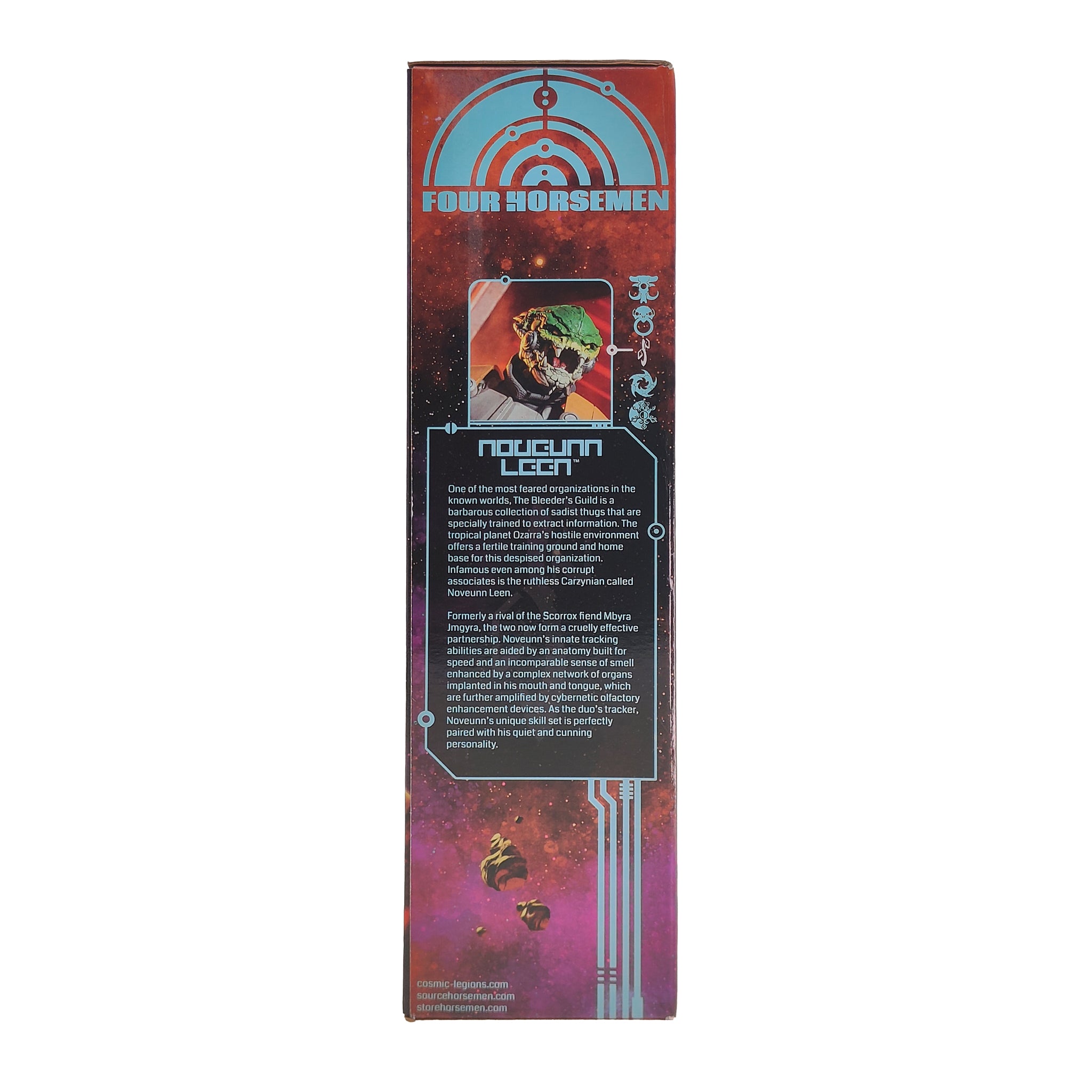 Noveunn Leen Four Horsemen Studios Cosmic Legions Hvalkatar Book Two Gravenight Action Figure 2023 15cm – Cosmic Legions, Four Horsemen Studios, 15 cm, 2023, pre-owned collector piece, Uncanny Collectibles Dublin Ireland