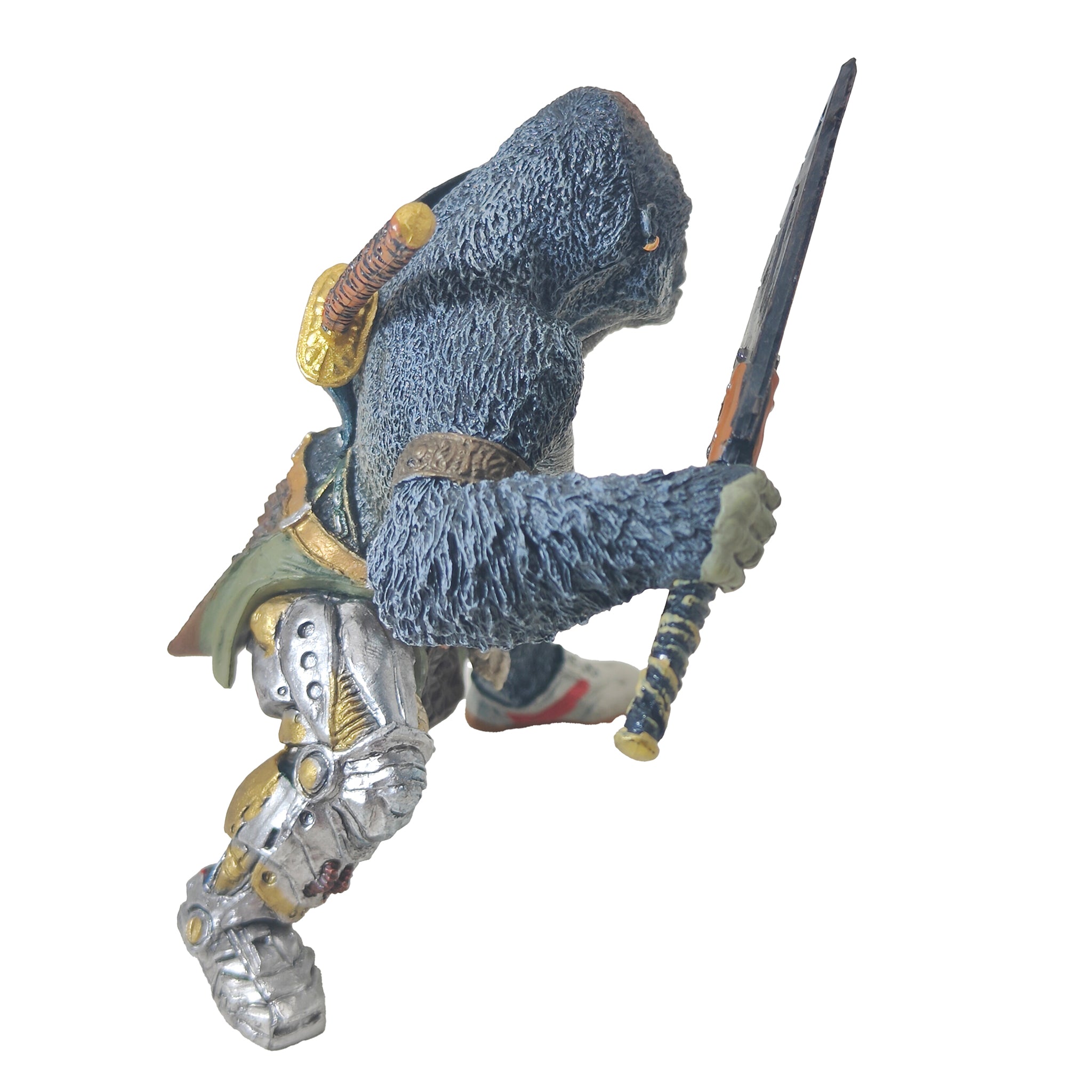 Papo Fantasy World Gorilla Mutant Warrior Action Figure 2011 9.5cm – Marvel Heroes, Papo, 9.5 cm, 2017, pre-owned collector piece, Uncanny Collectibles Dublin Ireland