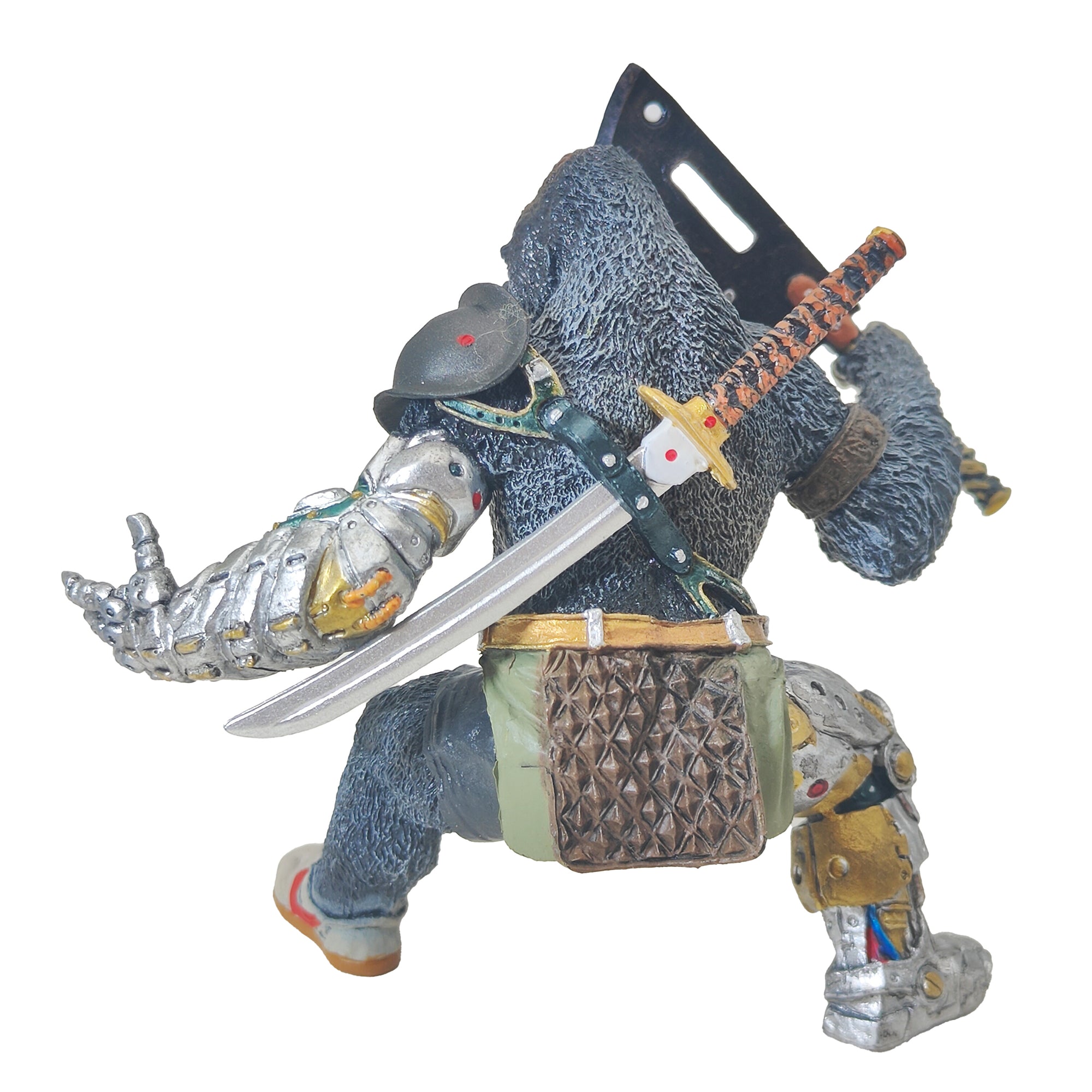 Papo Fantasy World Gorilla Mutant Warrior Action Figure 2011 9.5cm