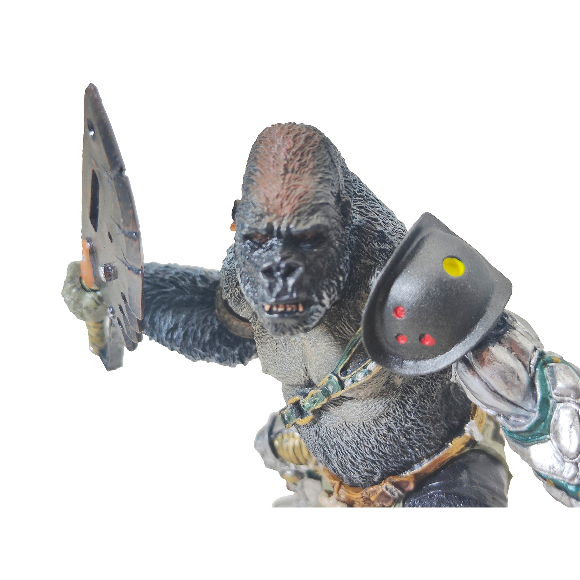 Papo Fantasy World Gorilla Mutant Warrior Action Figure 2011 9.5cm
