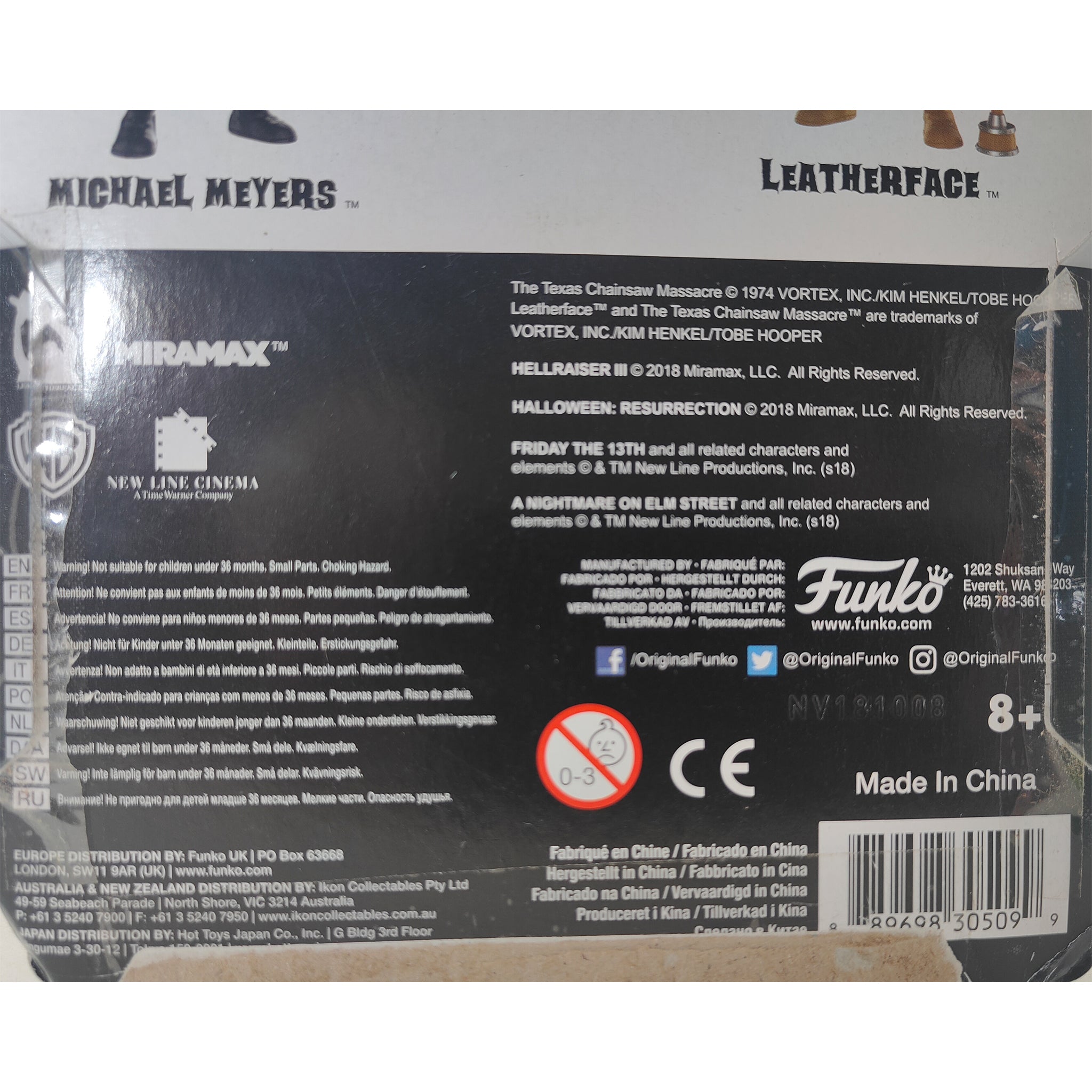 Pinhead Hellraiser III Funko Savage World Action Figure 2018 14cm – Hellraiser, Funko, 14 cm, 2018, pre-owned collector piece, Uncanny Collectibles Dublin Ireland