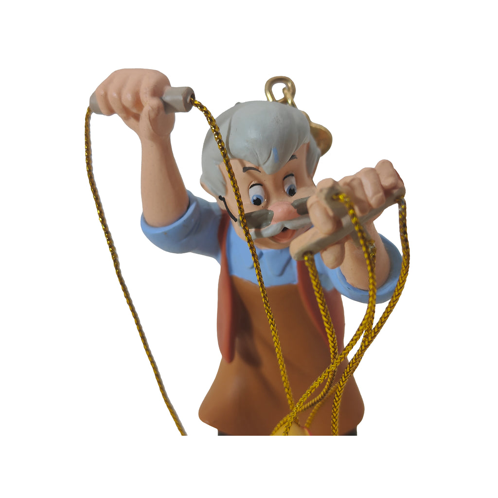 Pinocchio Geppetto You Gotta Pull Strings Disney Store Sketchbook Ornament 2015
