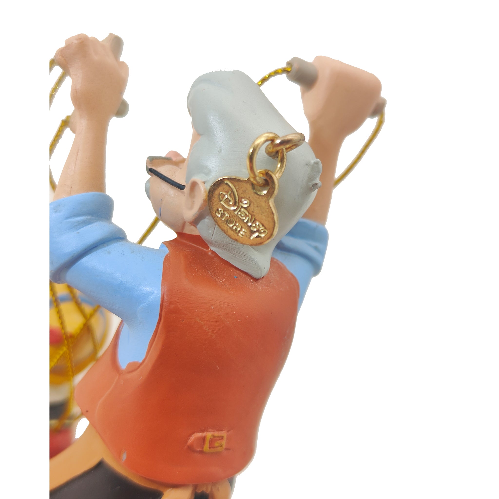 Pinocchio Geppetto You Gotta Pull Strings Disney Store Sketchbook Ornament 2015