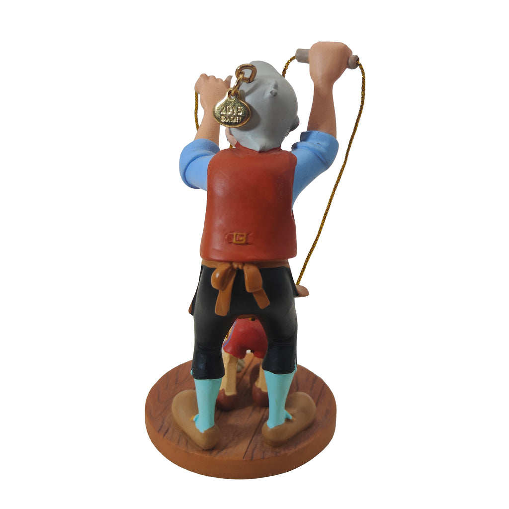 Pinocchio Geppetto You Gotta Pull Strings Disney Store Sketchbook Ornament 2015