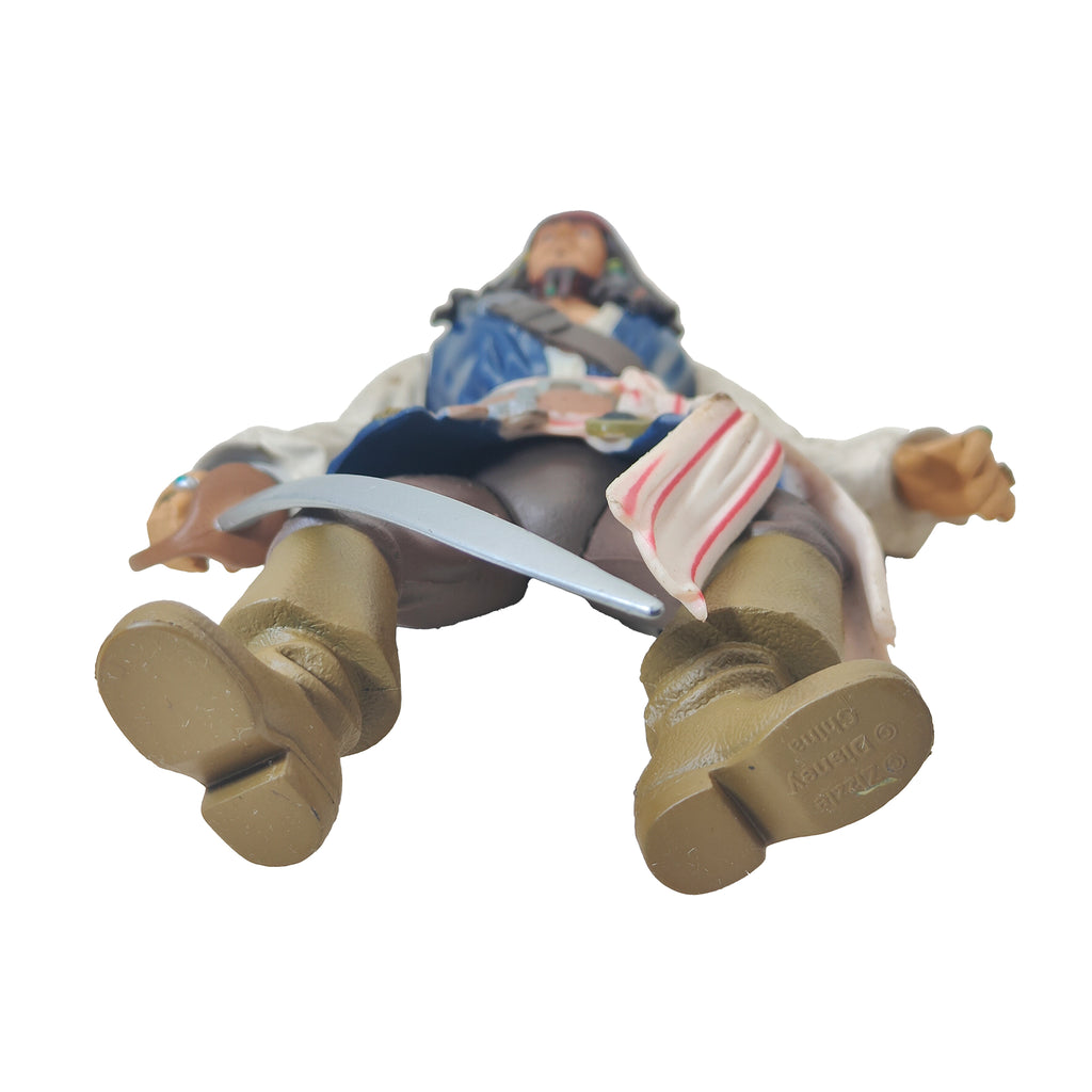 Pirate Clash Captain Jack Sparrow Pirates Of The Caribbean DMC Zizzle Action Figure 2006 – Movie Icons & Heroes, Vintage Brands, 18 cm, 2006, pre-owned collector piece, Uncanny Collectibles Dublin Ireland
