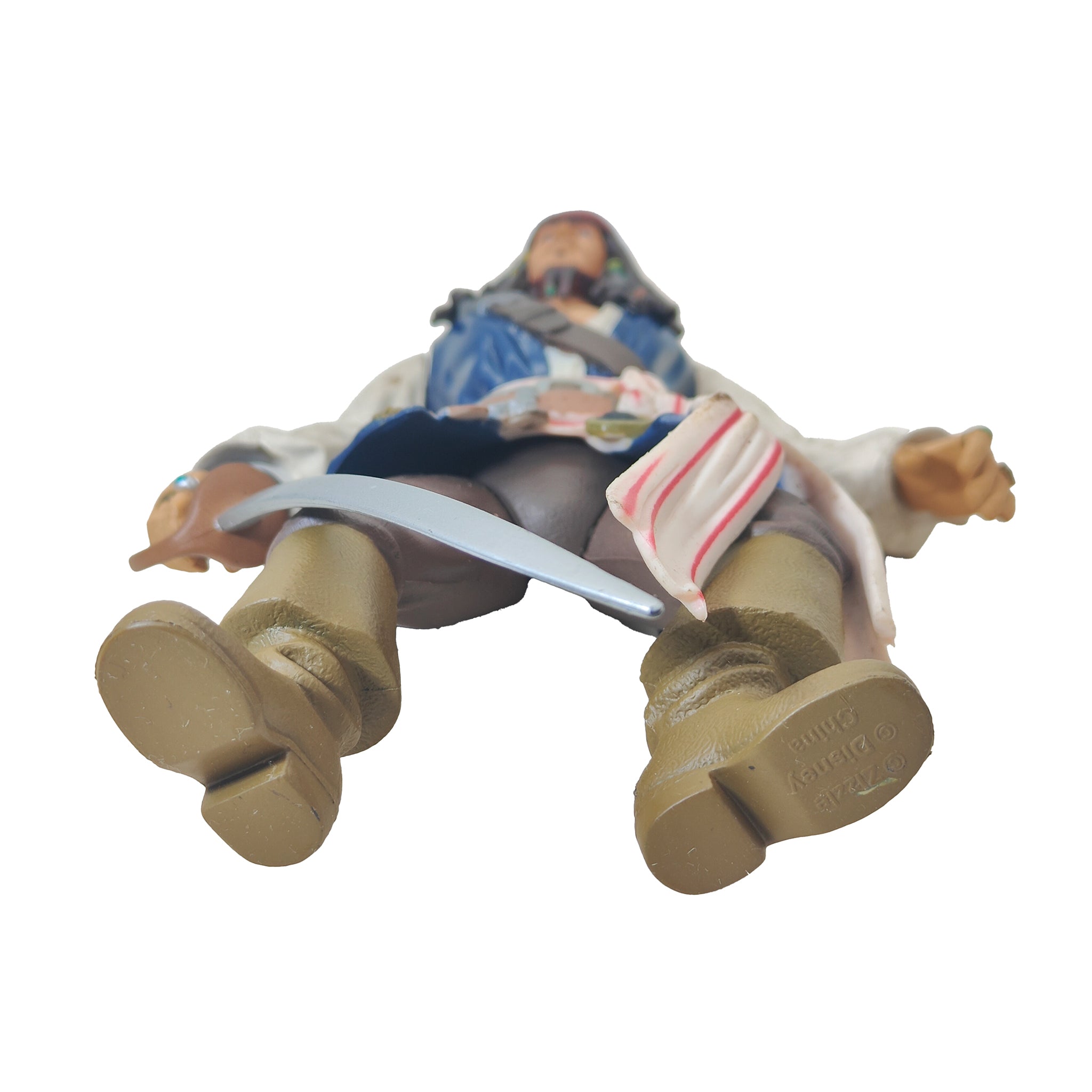 Pirate Clash Captain Jack Sparrow Pirates Of The Caribbean DMC Zizzle Action Figure 2006 – Movie Icons & Heroes, Vintage Brands, 18 cm, 2006, pre-owned collector piece, Uncanny Collectibles Dublin Ireland