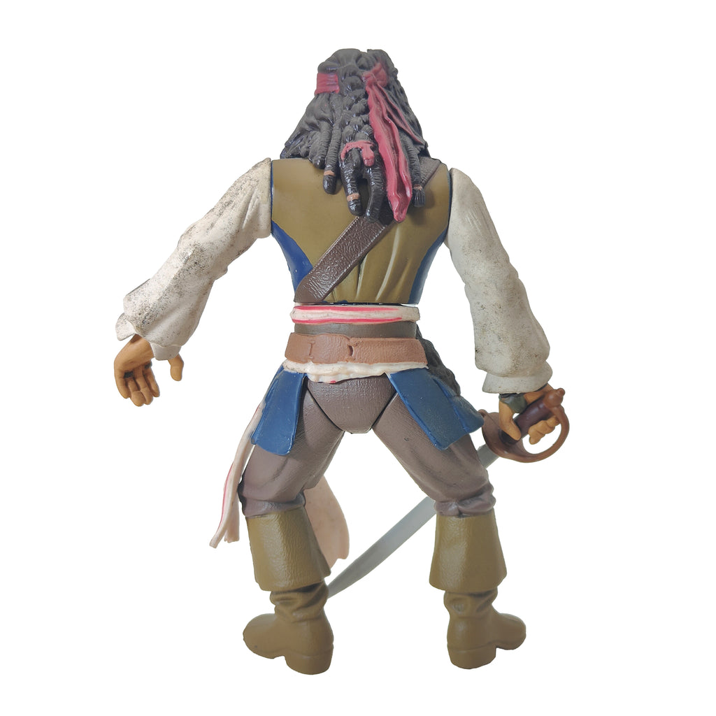 Pirate Clash Captain Jack Sparrow Pirates Of The Caribbean DMC Zizzle Action Figure 2006 – Movie Icons & Heroes, Vintage Brands, 18 cm, 2006, pre-owned collector piece, Uncanny Collectibles Dublin Ireland