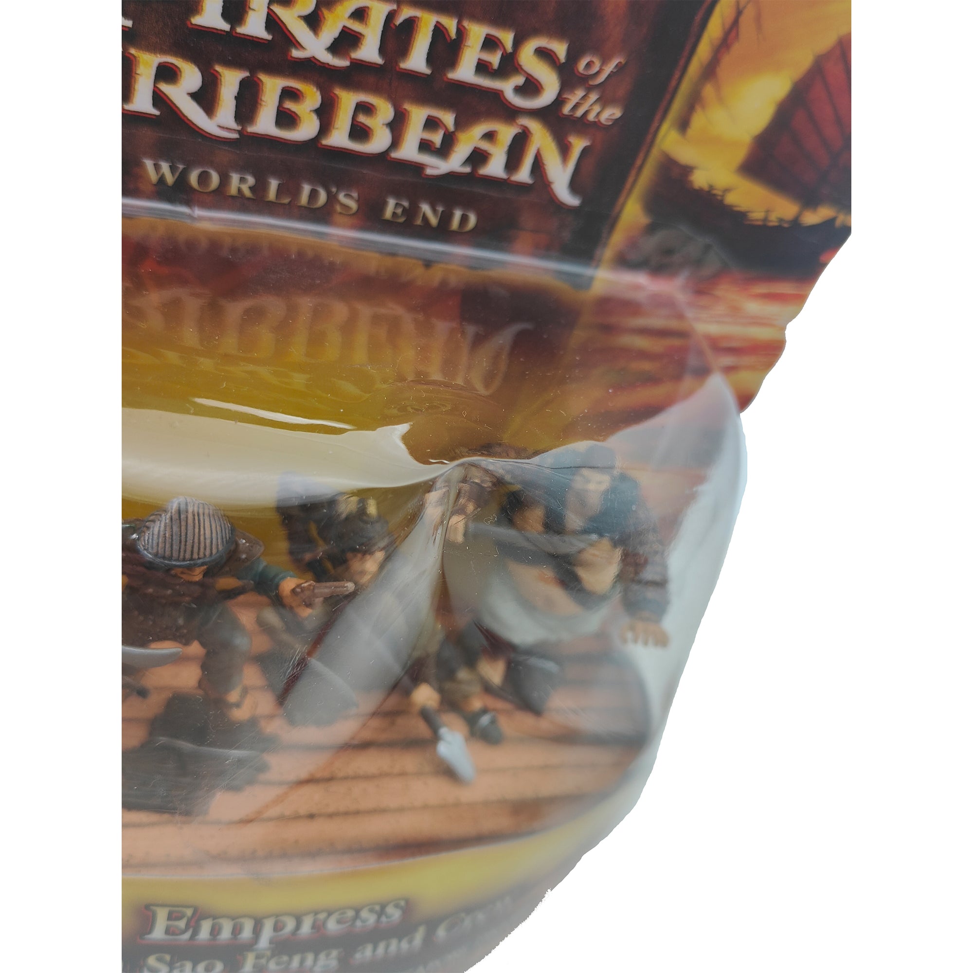 Pirates Of The Caribbean Empress Captain Sao Feng and Crew Zizzle Action Figure 2007 9cm