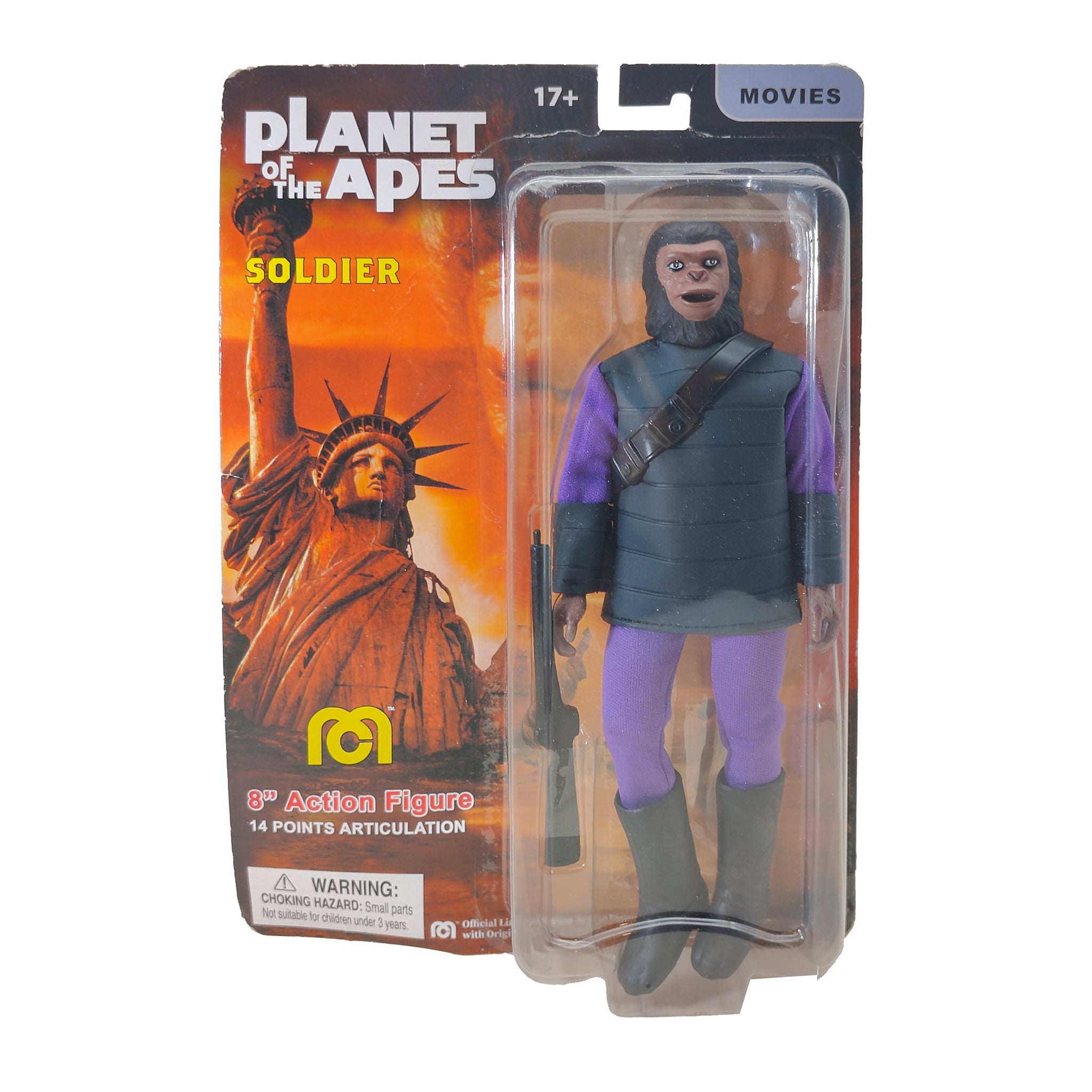 Planet Of The Apes Soldier Mego Action Figure 2021 20cm – Movie Icons & Heroes, Mego, 20 cm, 2021, pre-owned collector piece, Uncanny Collectibles Dublin Ireland