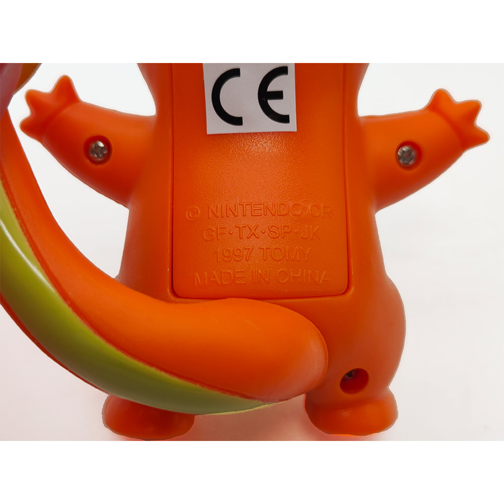 Pokemon #04 Charmander 1999 Hasbro Action Figure With Electronic Voice and Light Up Tail – Pokemon, Hasbro, 7 cm, 1999, pre-owned collector piece, Uncanny Collectibles Dublin Ireland