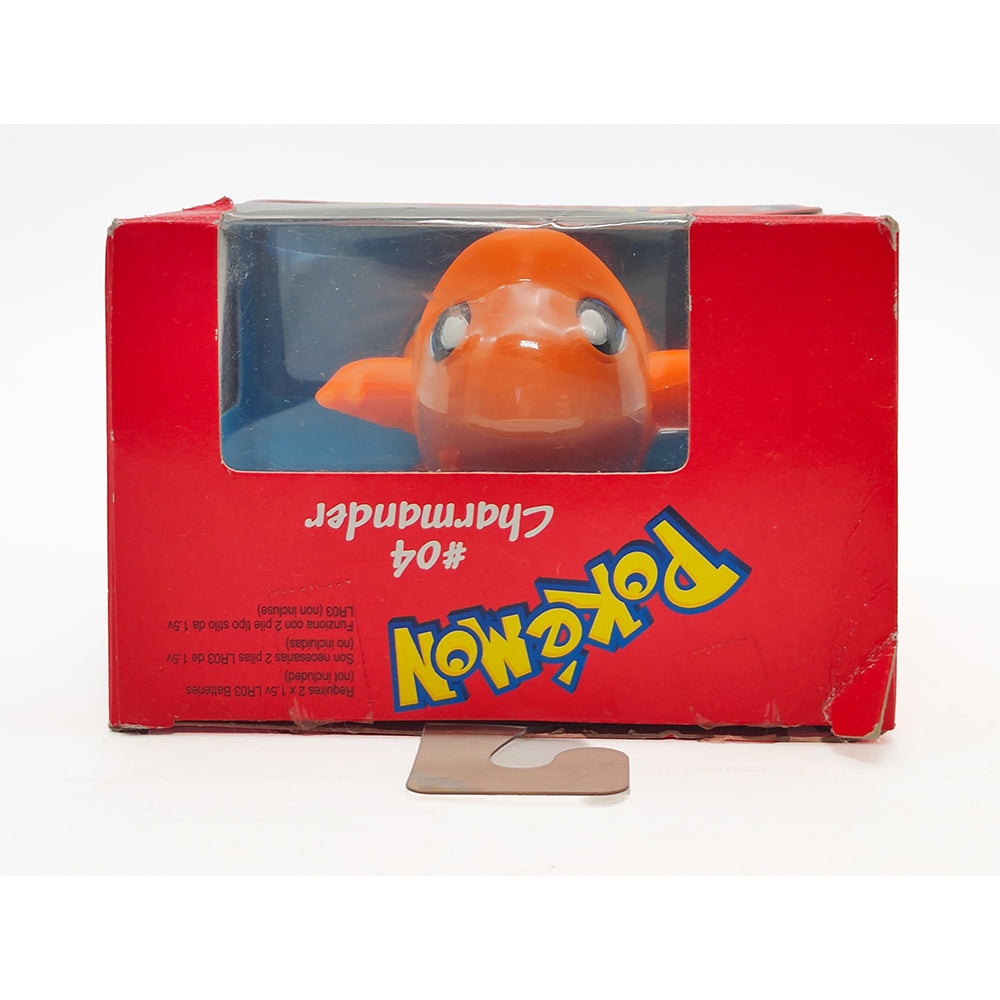 Pokemon #04 Charmander 1999 Hasbro Action Figure With Electronic Voice and Light Up Tail – Pokemon, Hasbro, 7 cm, 1999, pre-owned collector piece, Uncanny Collectibles Dublin Ireland