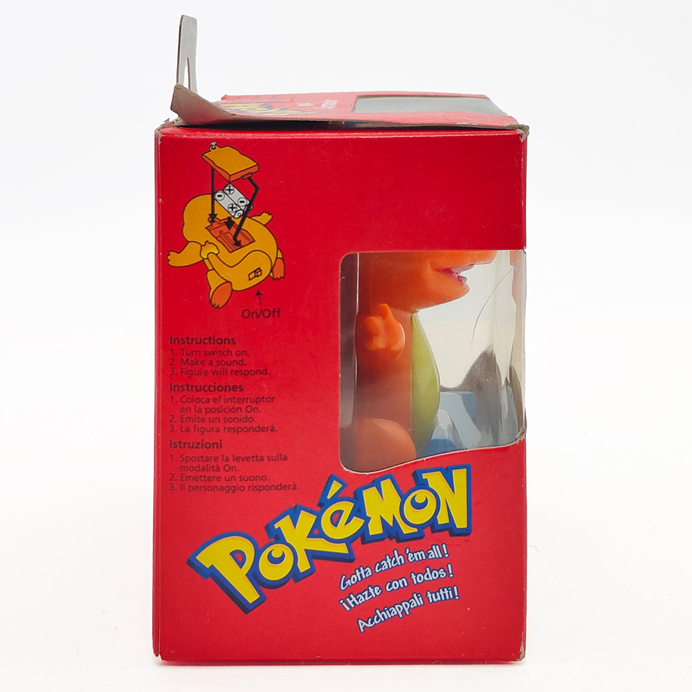 Pokemon #04 Charmander 1999 Hasbro Action Figure With Electronic Voice and Light Up Tail – Pokemon, Hasbro, 7 cm, 1999, pre-owned collector piece, Uncanny Collectibles Dublin Ireland