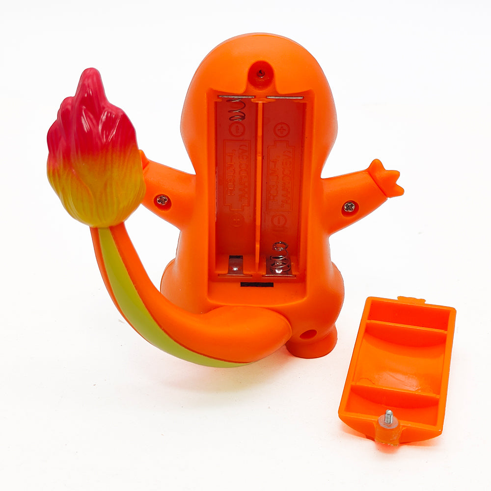 Pokemon #04 Charmander 1999 Hasbro Action Figure With Electronic Voice and Light Up Tail – Pokemon, Hasbro, 7 cm, 1999, pre-owned collector piece, Uncanny Collectibles Dublin Ireland