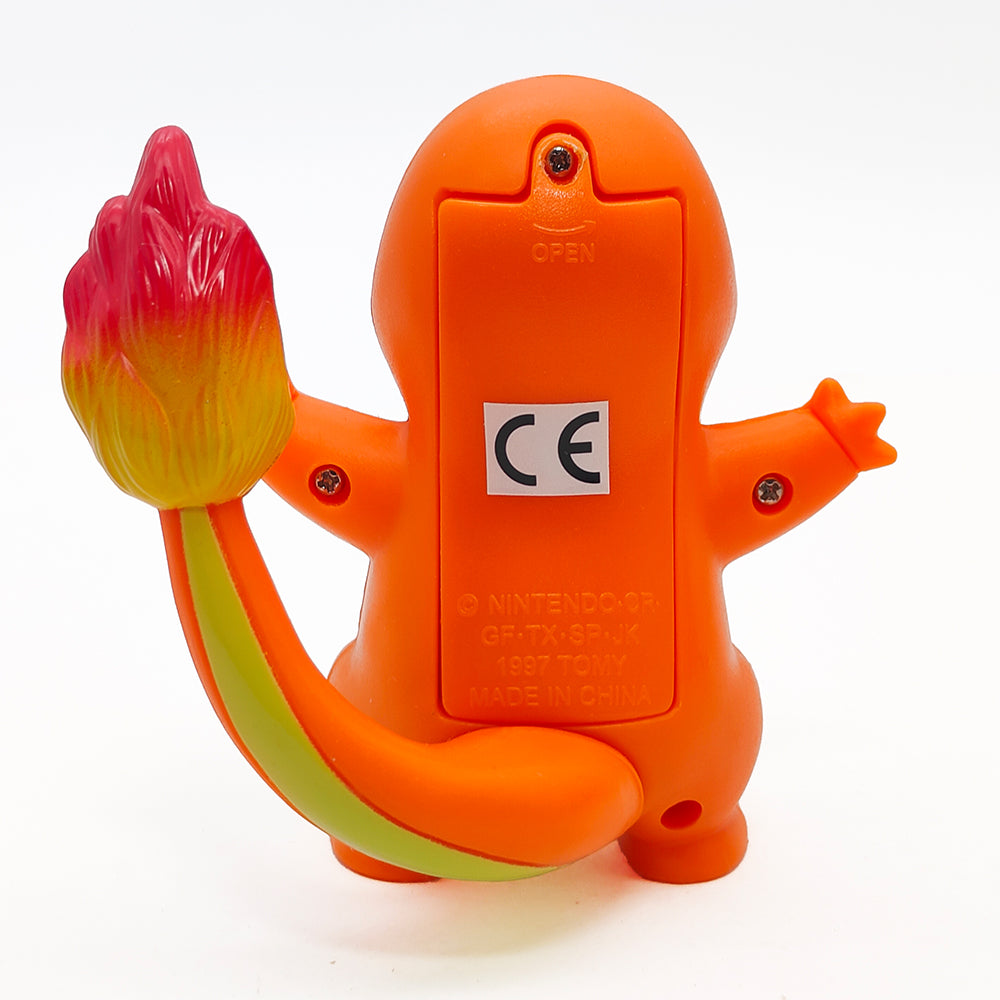 Pokemon #04 Charmander 1999 Hasbro Action Figure With Electronic Voice and Light Up Tail – Pokemon, Hasbro, 7 cm, 1999, pre-owned collector piece, Uncanny Collectibles Dublin Ireland