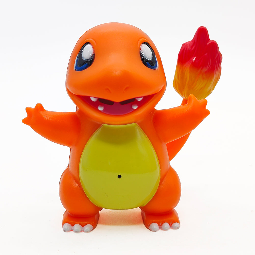 Pokemon #04 Charmander 1999 Hasbro Action Figure With Electronic Voice and Light Up Tail – Pokemon, Hasbro, 7 cm, 1999, pre-owned collector piece, Uncanny Collectibles Dublin Ireland