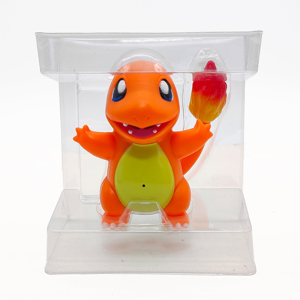 Pokemon #04 Charmander 1999 Hasbro Action Figure With Electronic Voice and Light Up Tail – Pokemon, Hasbro, 7 cm, 1999, pre-owned collector piece, Uncanny Collectibles Dublin Ireland