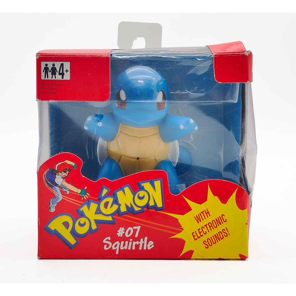 Pokemon #07 Squirtle 1999 Hasbro Action Figure With Electronic Sounds – Pokemon, Hasbro, 7 cm, 1999, pre-owned collector piece, Uncanny Collectibles Dublin Ireland