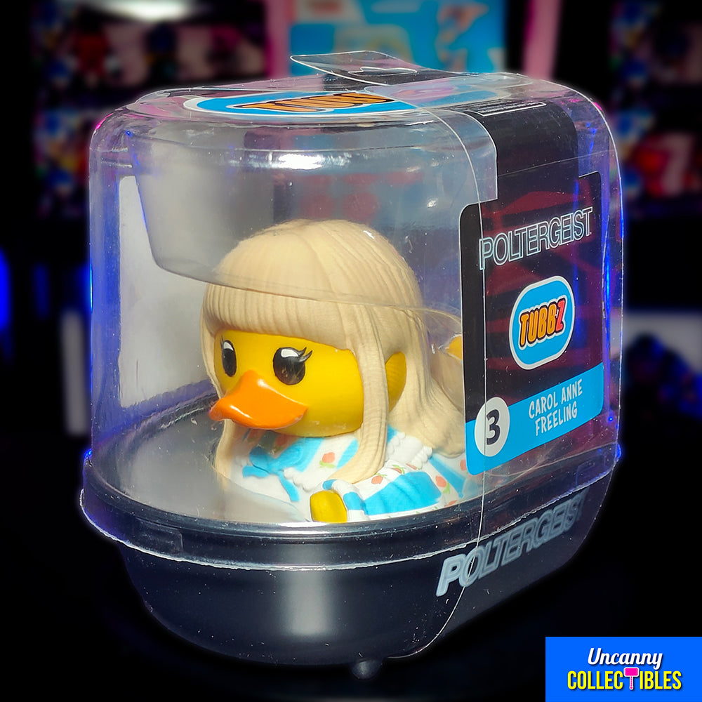 Poltergeist Carol Anne Freeling #3 Tubbz First Edition Cosplaying Duck Collectible – Horror, Numskull, 10 cm, 2024, brand new collector item, Uncanny Collectibles Dublin Ireland