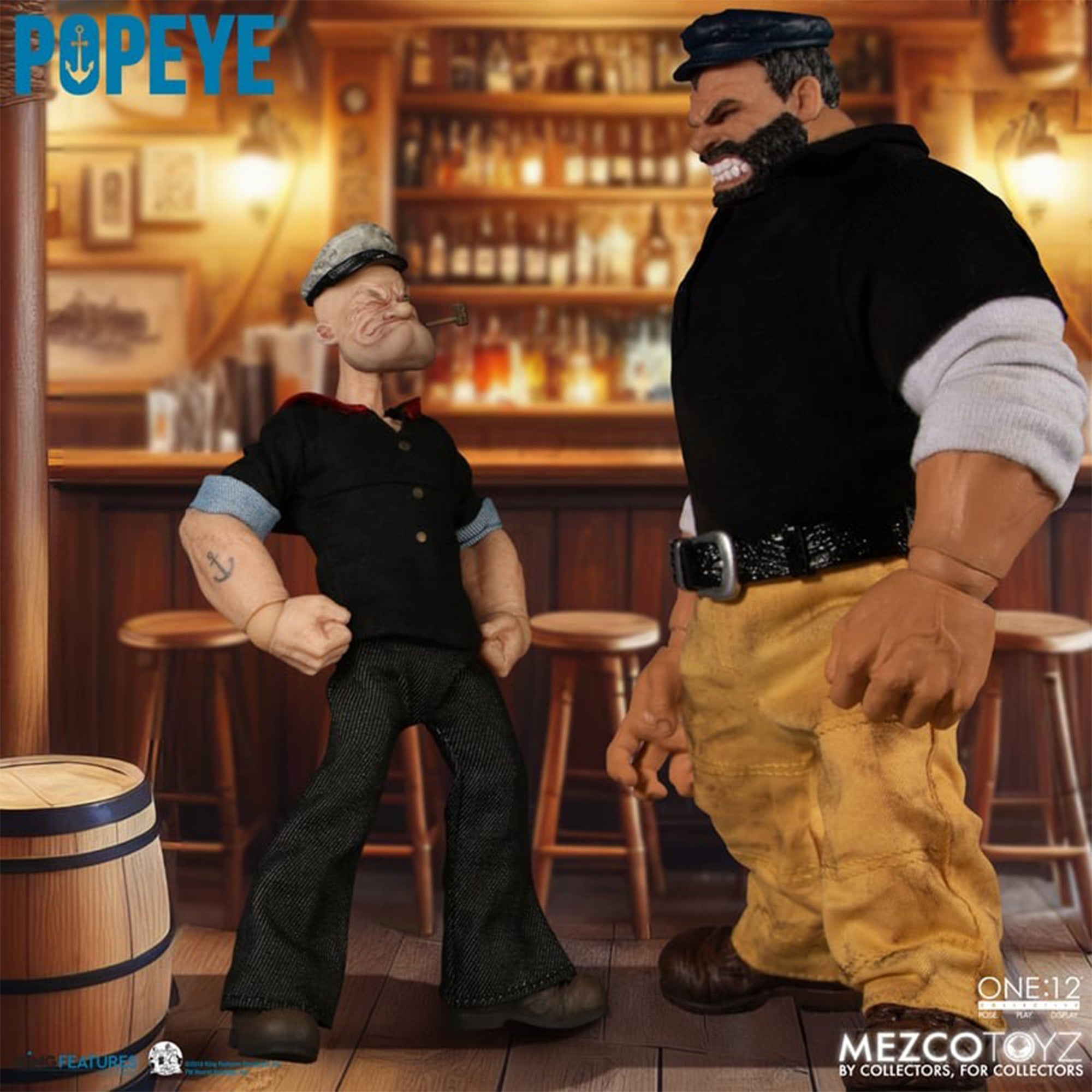 Popeye Mezco Toyz One:12 Collective Action Figure 14cm