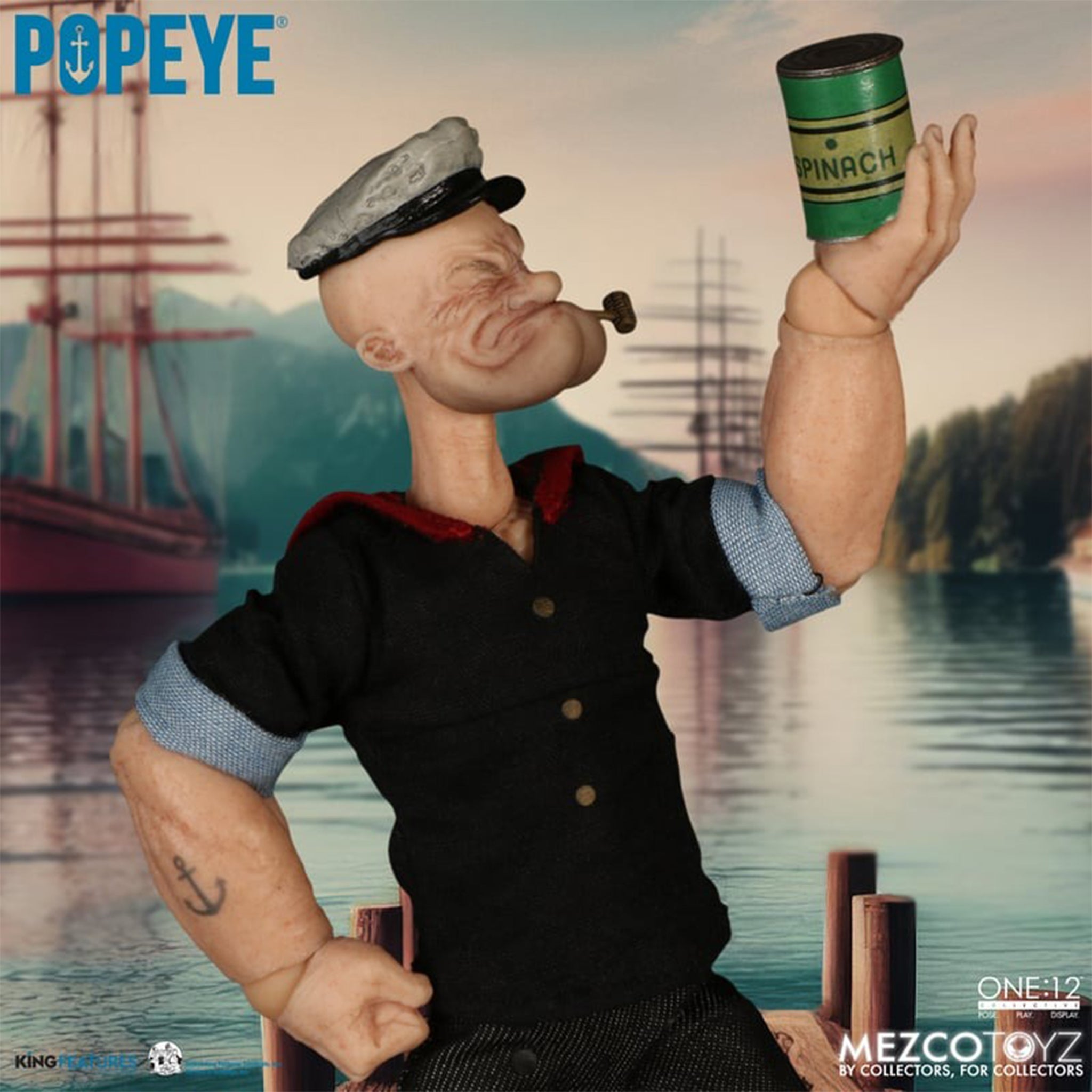 Popeye Mezco Toyz One:12 Collective Action Figure 14cm