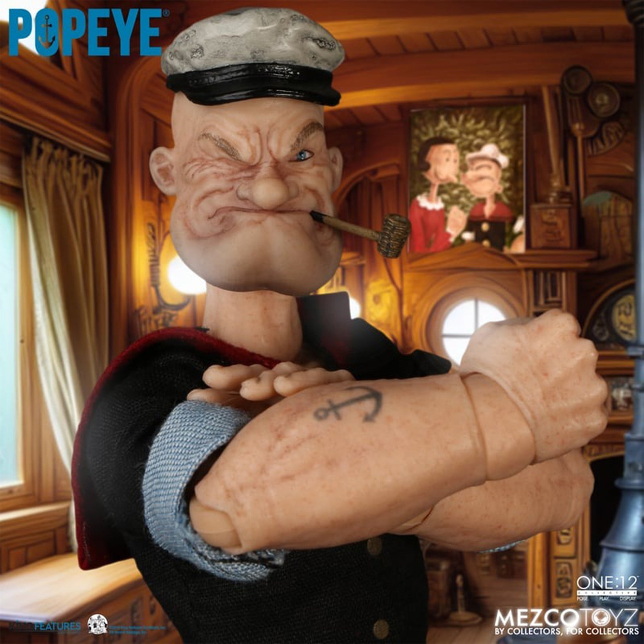 Popeye Mezco Toyz One:12 Collective Action Figure 14cm
