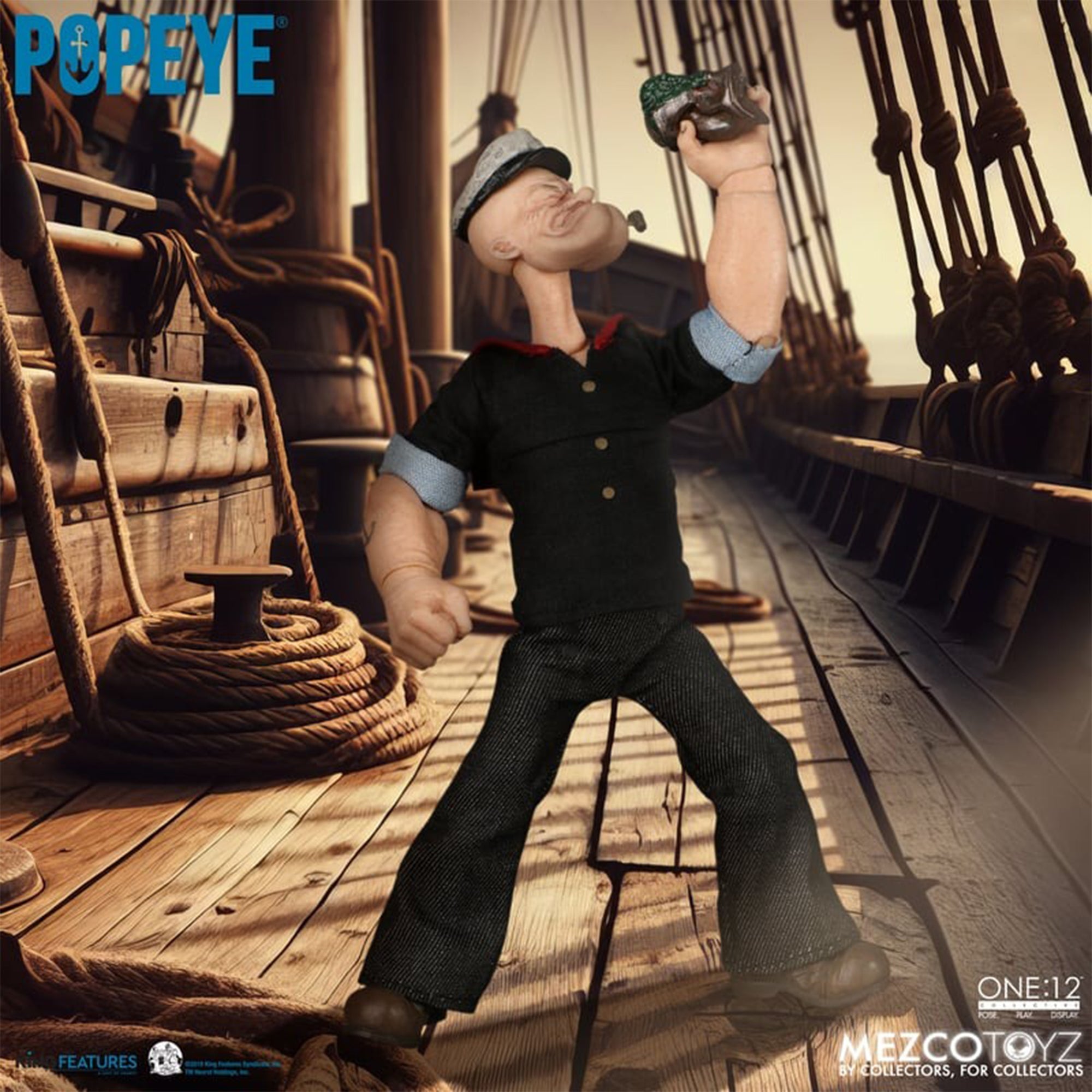 Popeye Mezco Toyz One:12 Collective Action Figure 14cm