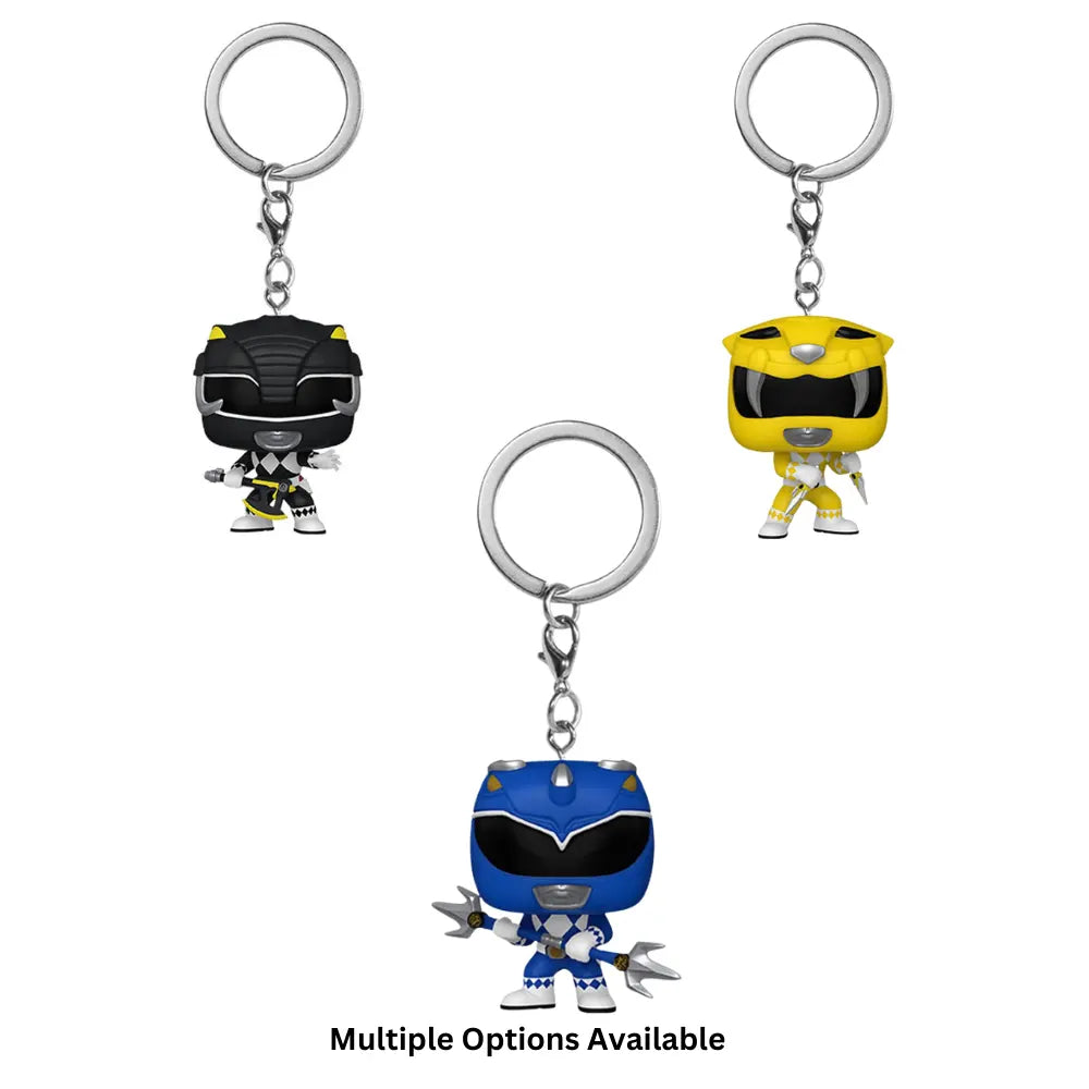 Power Rangers 30th Funko POP Vinyl Keyring – Power Rangers, Funko, 4 cm, 2020, brand new collector item, Uncanny Collectibles Dublin Ireland