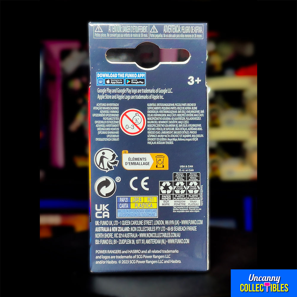 Power Rangers 30th Funko POP Vinyl Keyring – Power Rangers, Funko, 4 cm, 2020, brand new collector item, Uncanny Collectibles Dublin Ireland