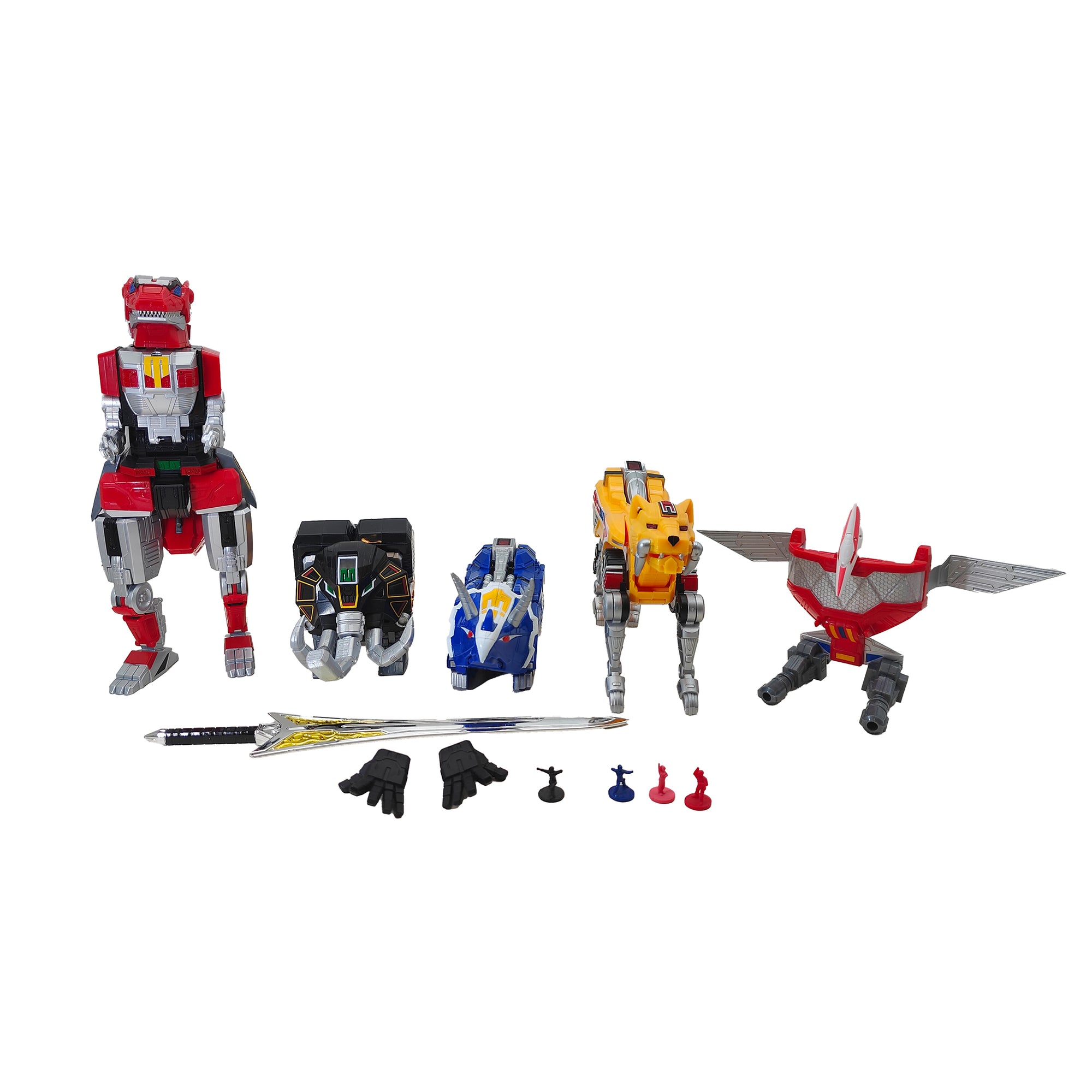 Power Rangers Lightning Collection Zord Ascension Project Mighty Morphin Dino Megazord Figure 2022 30cm – Power Rangers, Hasbro, 30 cm, 2022, pre-owned collector piece, Uncanny Collectibles Dublin Ireland