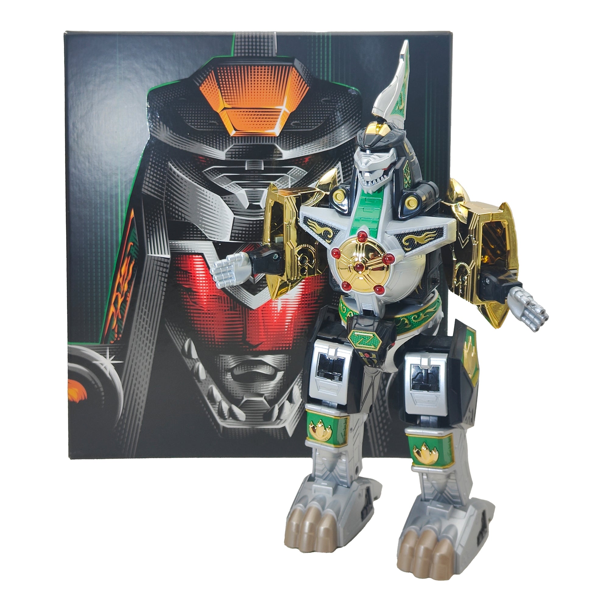 Power Rangers Lightning Collection Zord Ascension Project Mighty Morphin Dragonzord 2022 30cm – Power Rangers, Hasbro, 30 cm, 2022, pre-owned collector piece, Uncanny Collectibles Dublin Ireland