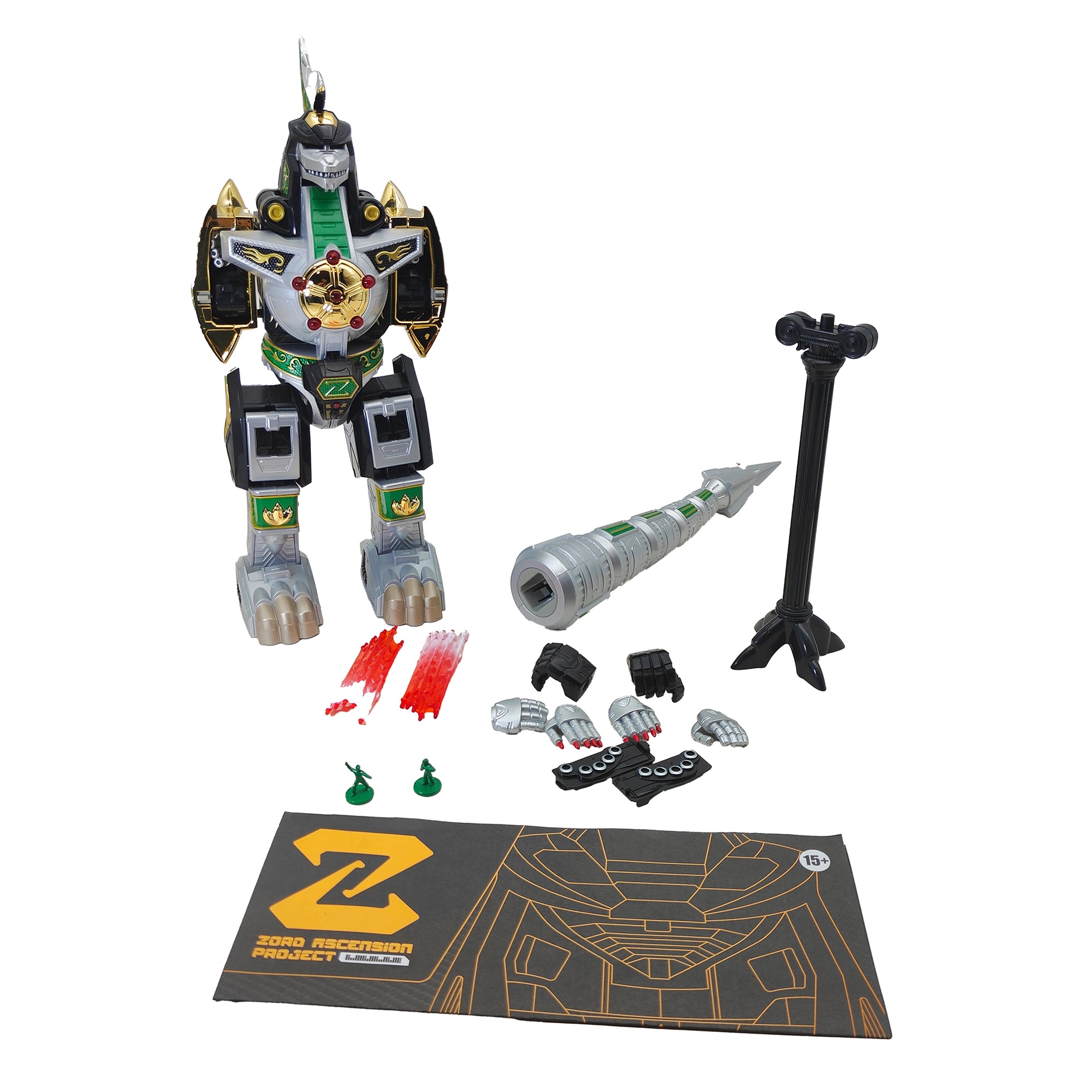 Power Rangers Lightning Collection Zord Ascension Project Mighty Morphin Dragonzord 2022 30cm – Power Rangers, Hasbro, 30 cm, 2022, pre-owned collector piece, Uncanny Collectibles Dublin Ireland