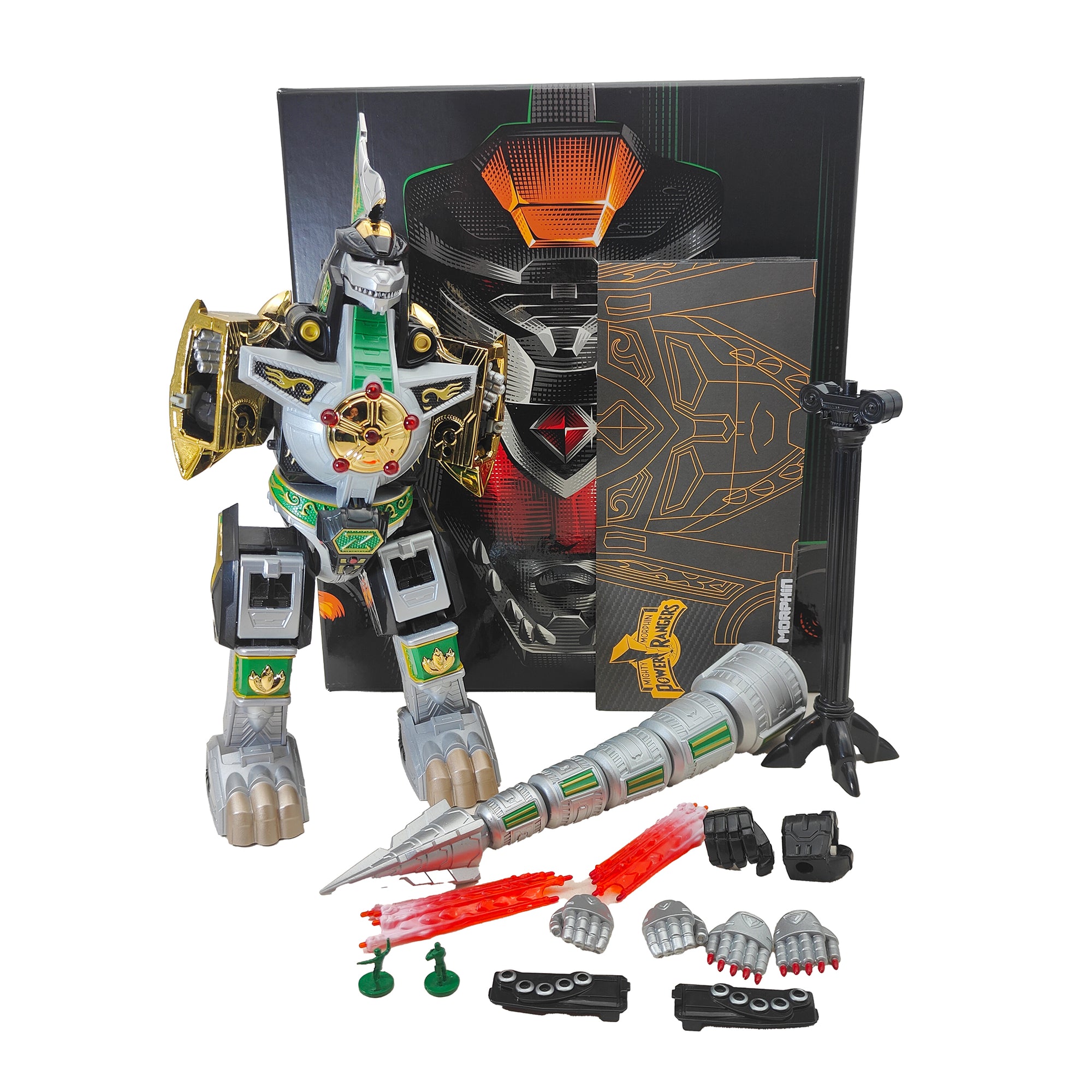 Power Rangers Lightning Collection Zord Ascension Project Mighty Morphin Dragonzord 2022 30cm – Power Rangers, Hasbro, 30 cm, 2022, pre-owned collector piece, Uncanny Collectibles Dublin Ireland