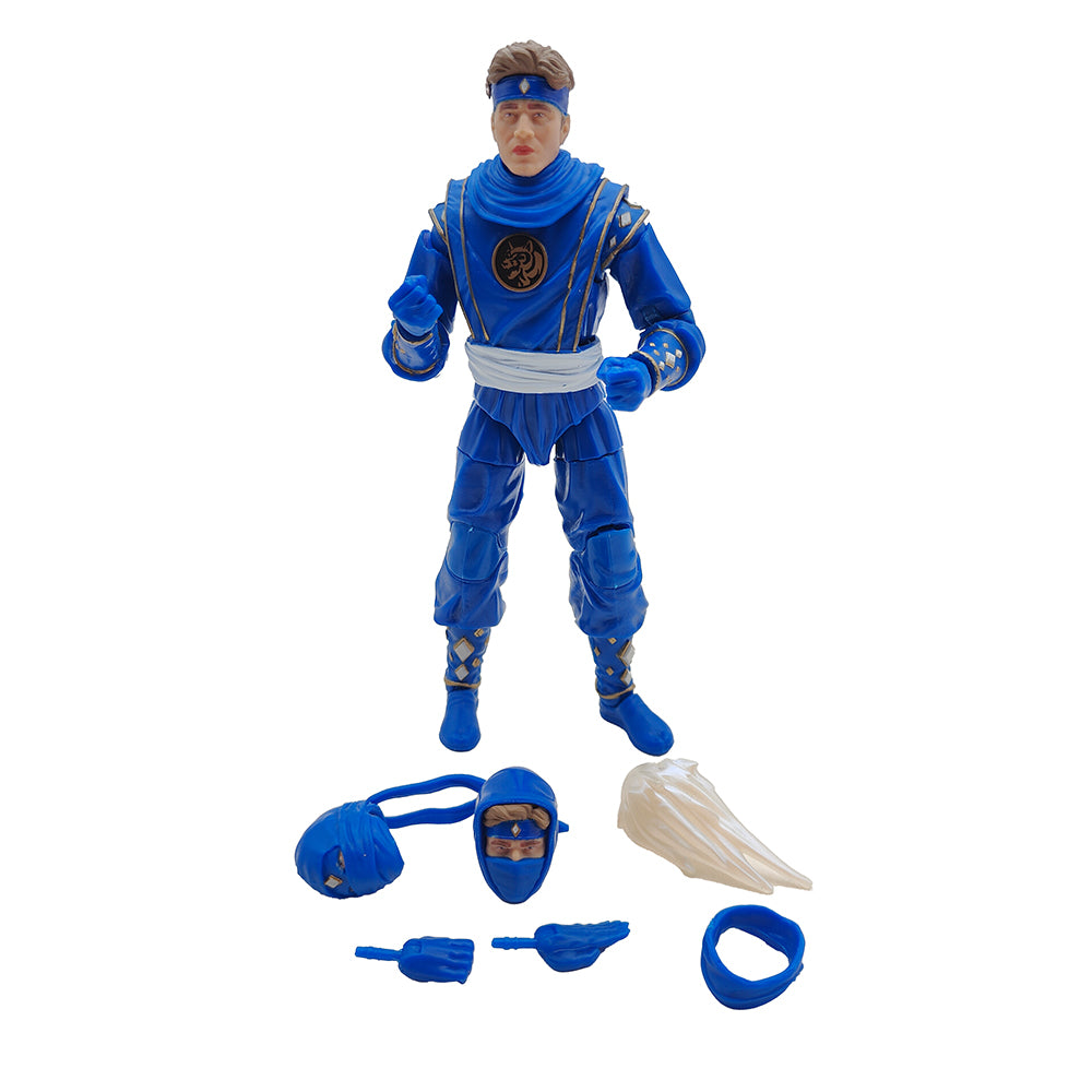 Power Rangers Lightning Mighty Morphin Ninja Blue Ranger 15 cm Hasbro Action Figure 2022 – Power Rangers, Hasbro, 15 cm, 2022, pre-owned collector piece, Uncanny Collectibles Dublin Ireland