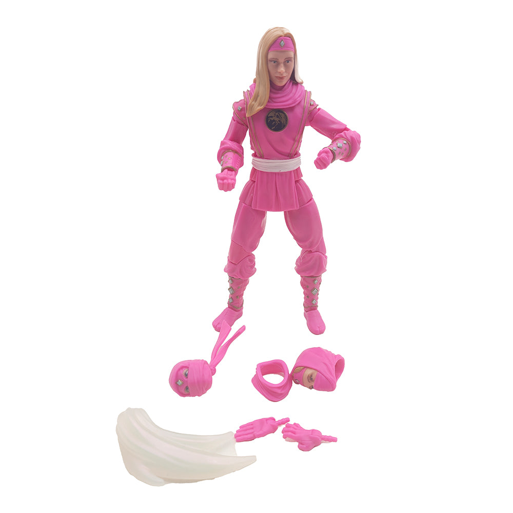 Power Rangers Lightning Mighty Morphin Ninja Pink Ranger Kat Hillard 15 cm Hasbro Action Figure 2022 – Power Rangers, Hasbro, 15 cm, 2022, pre-owned collector piece, Uncanny Collectibles Dublin Ireland
